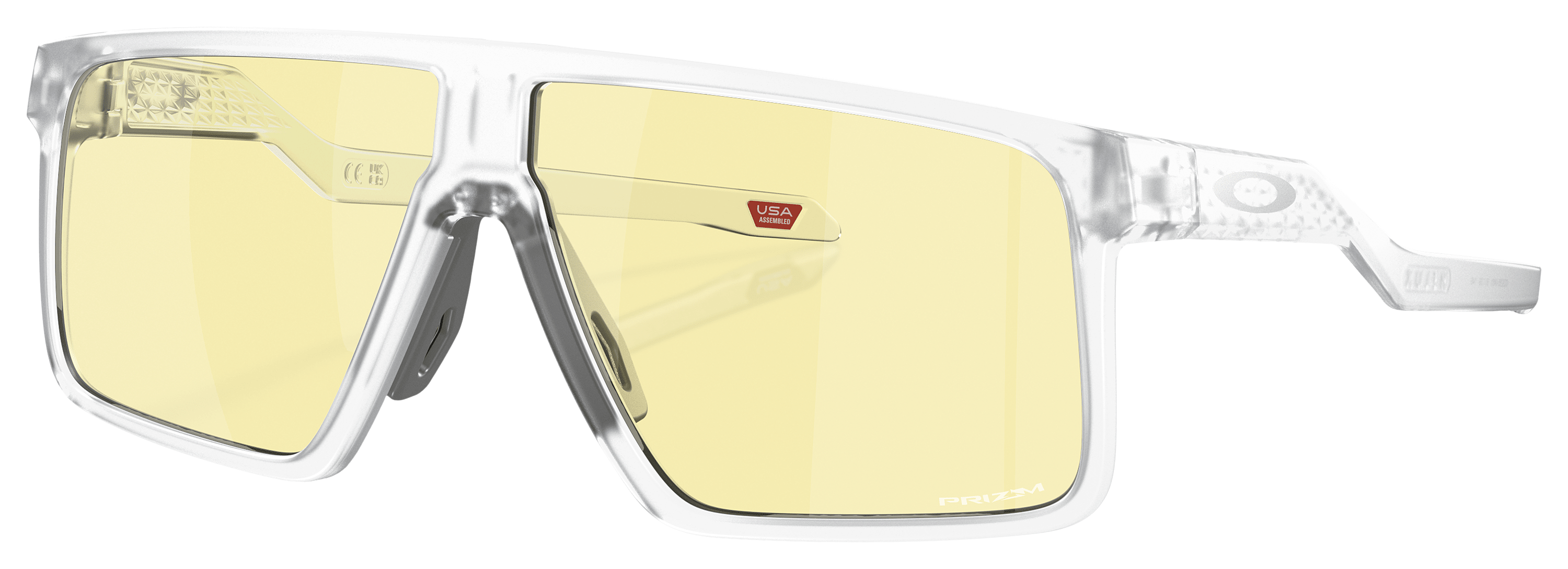 Image of Oakley Helux OO9285 Gaming Collection Prizm Gaming Sunglasses - Matte Clear/Prizm Gaming