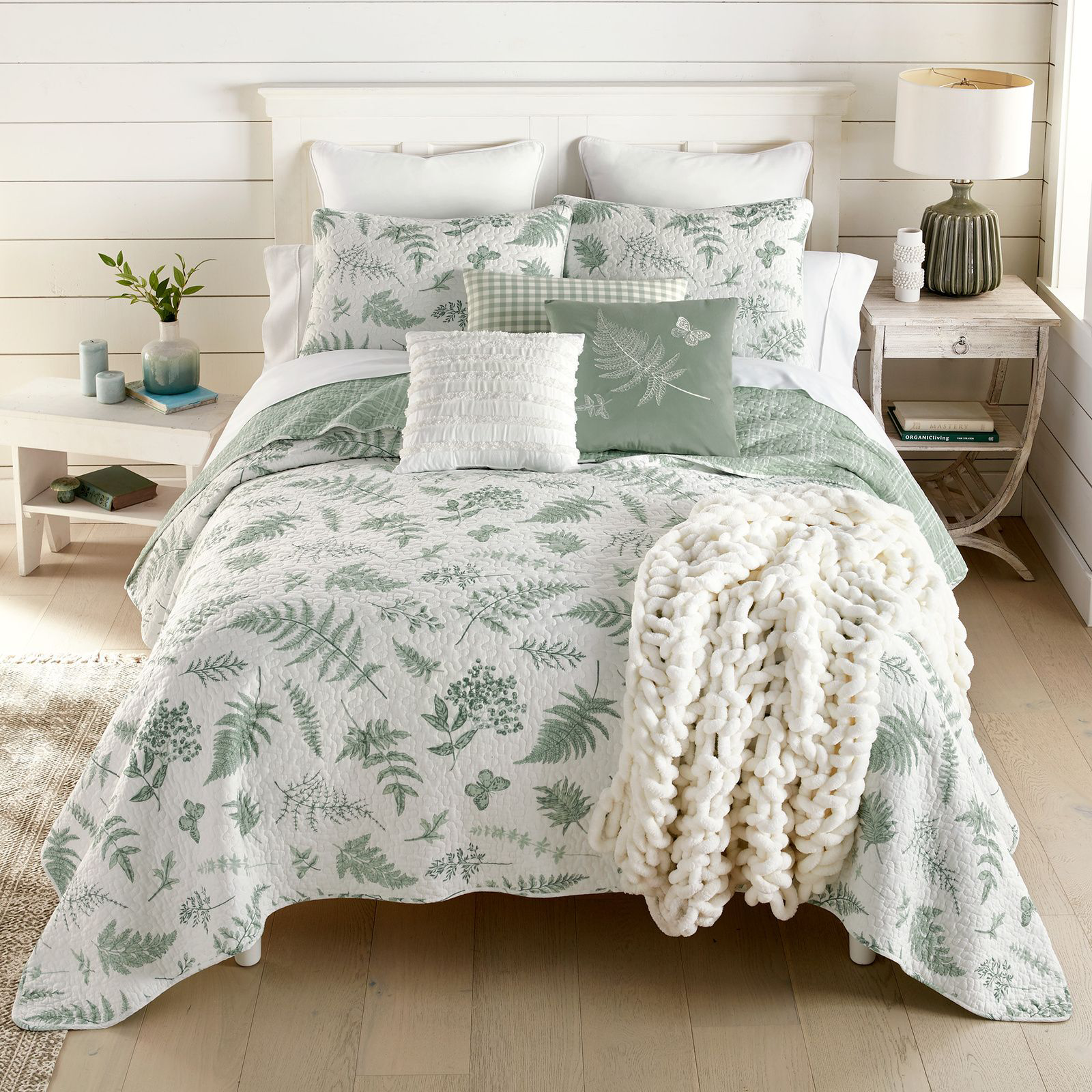 Image of Donna Sharp Botanical Quilt Set - Queen