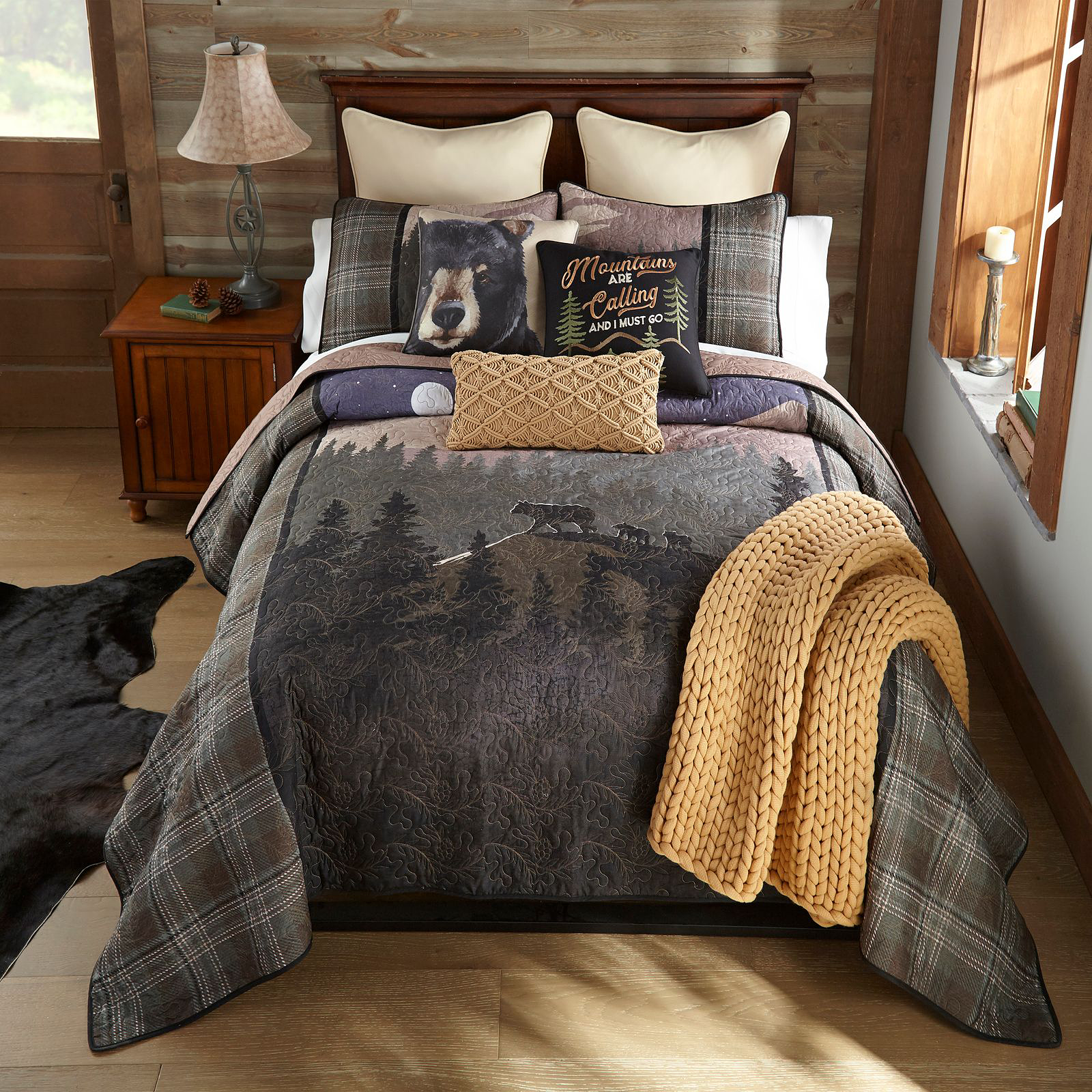 Image of Donna Sharp Mountain Moon Quilt Set - King