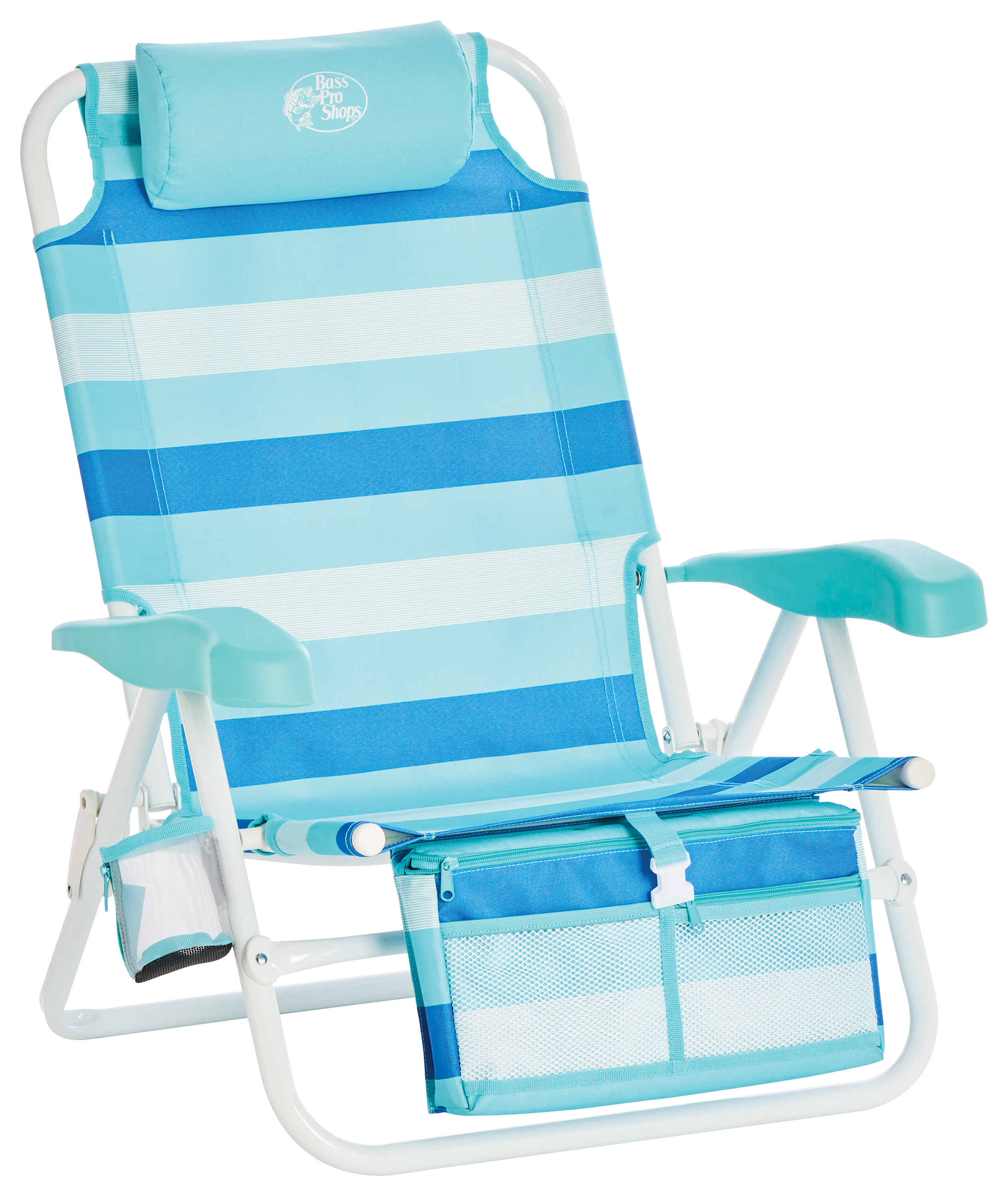 Image of Bass Pro Shops Backpack Beach Chair with Cooler