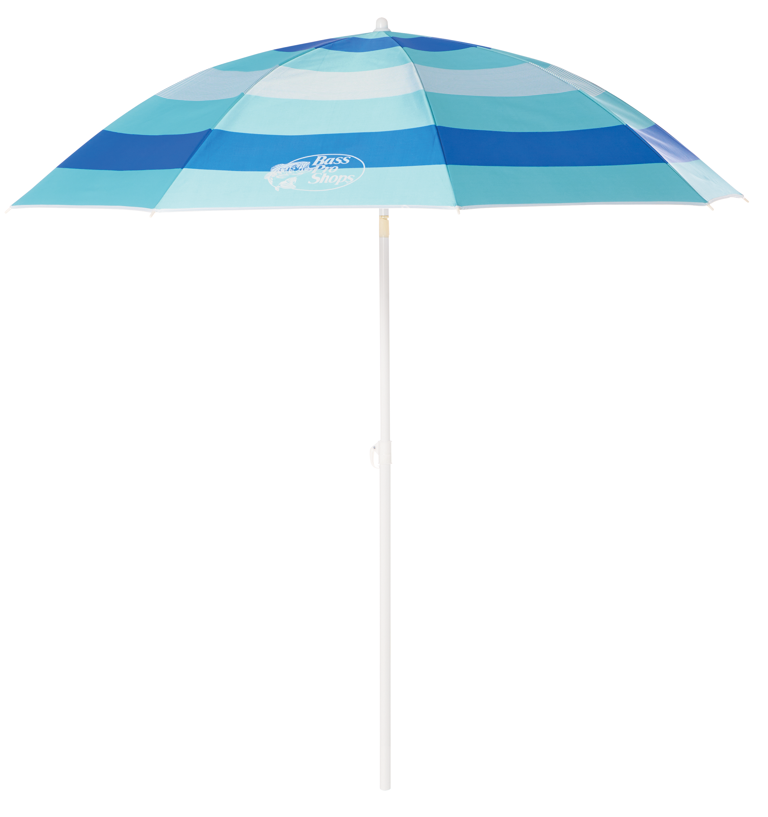 Image of Bass Pro Shops 6' Beach Umbrella - Blue Multi