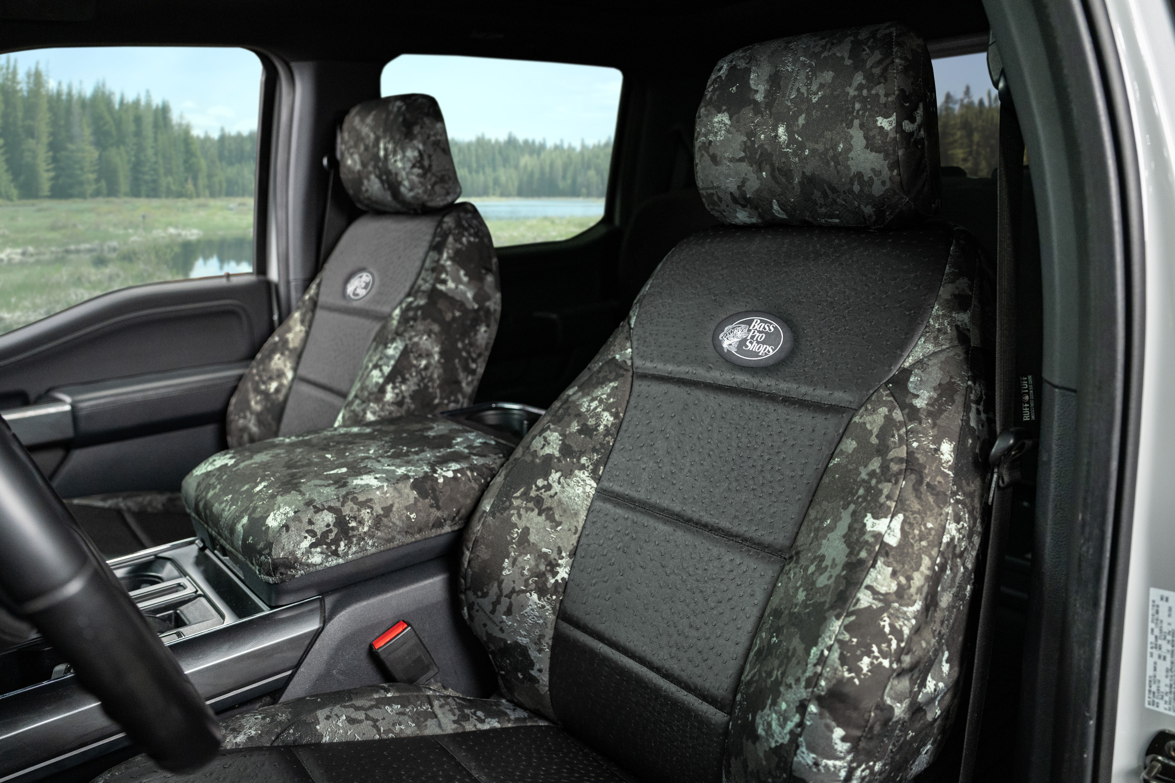 Cabela's Bass Pro Shops and Cabela's TrueTimber Viper Seat Covers by Ruff Tuff with Ostrich Inserts - $642.99 at Bass Pro Shops