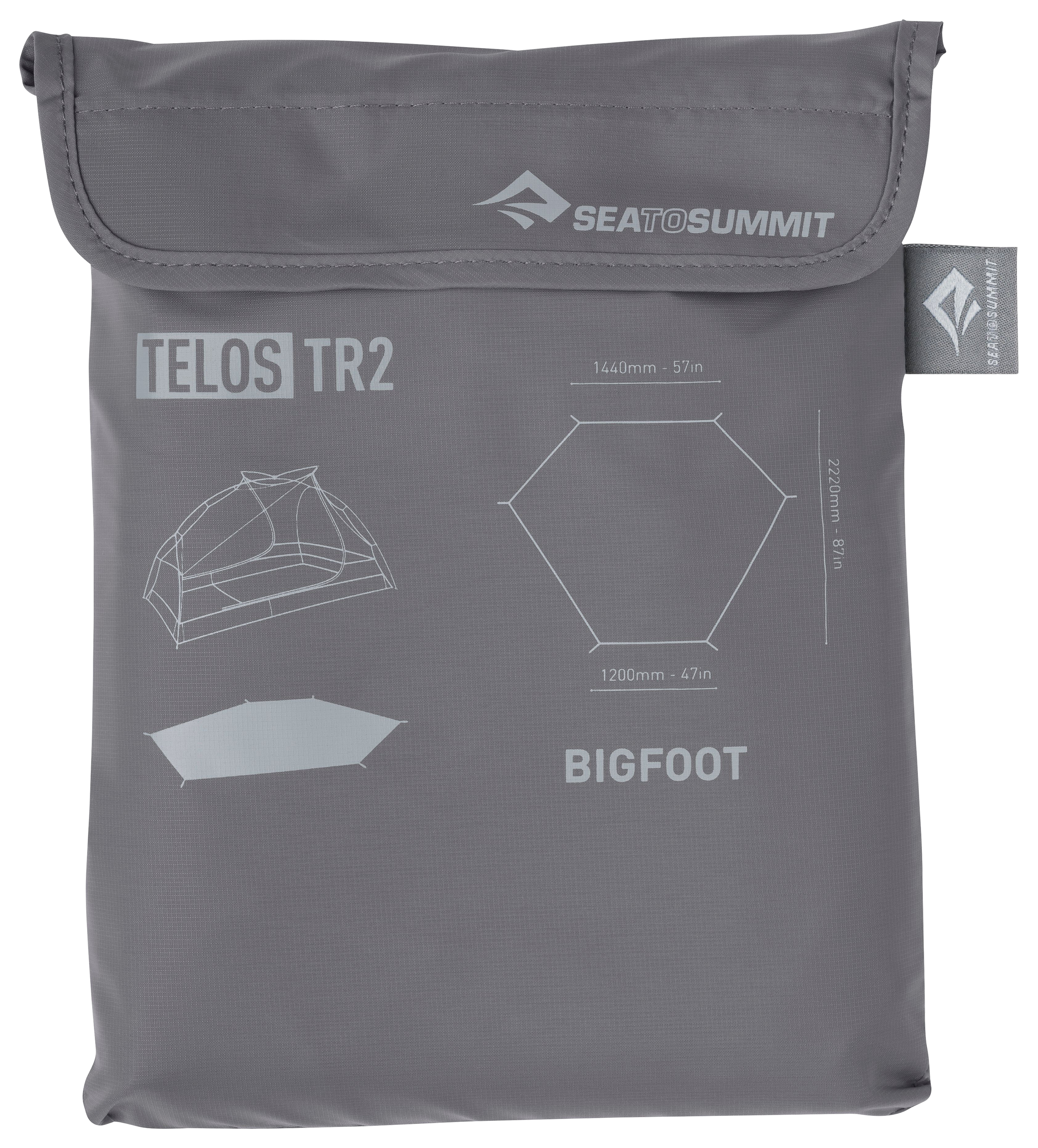 Image of "Sea to Summit Telos BigFoot Footprint - 87""L x 57""W - Telos TR2 Tent"