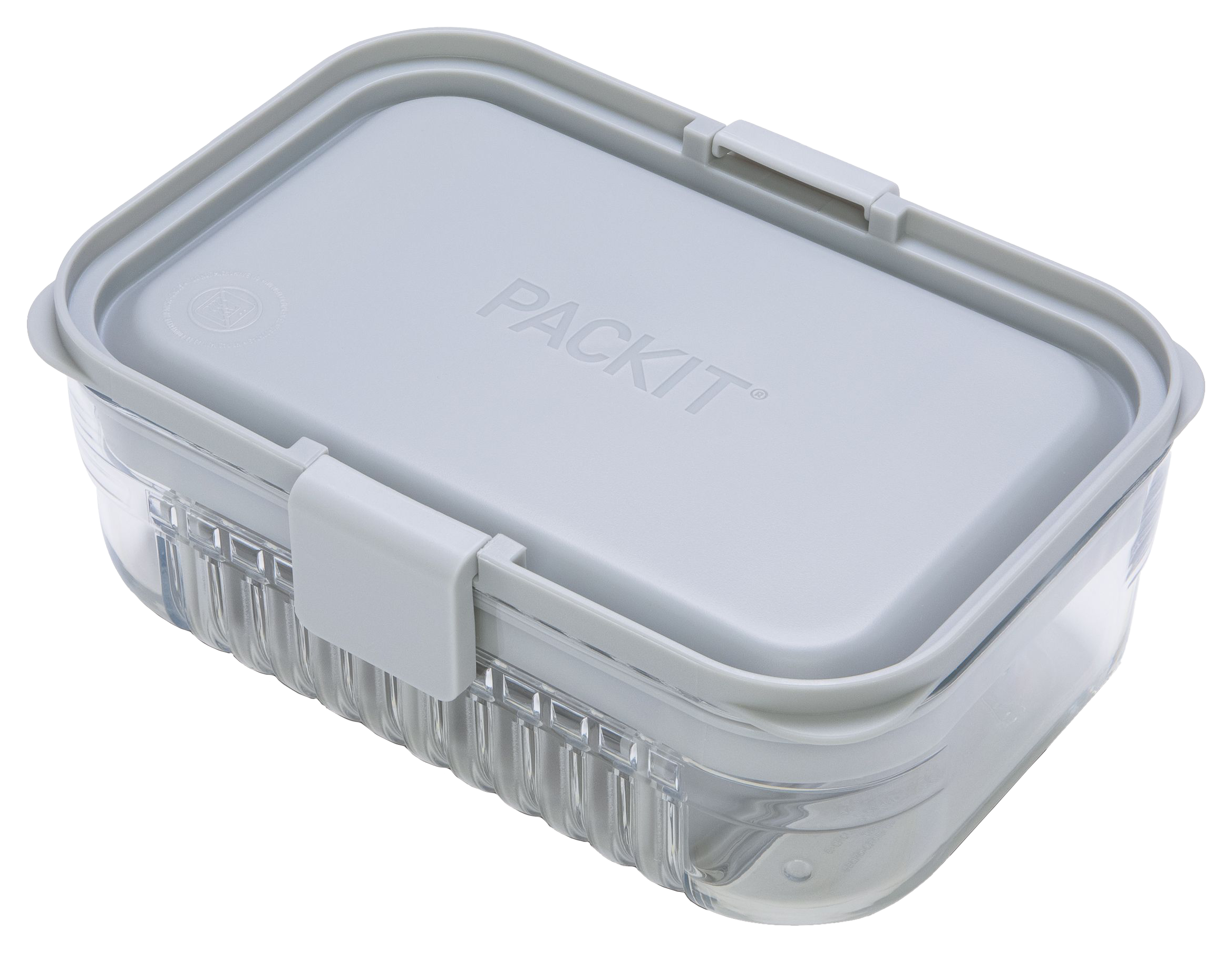 Image of PackIt Modular Bento Food-Storage Container - Grey - 37 oz.