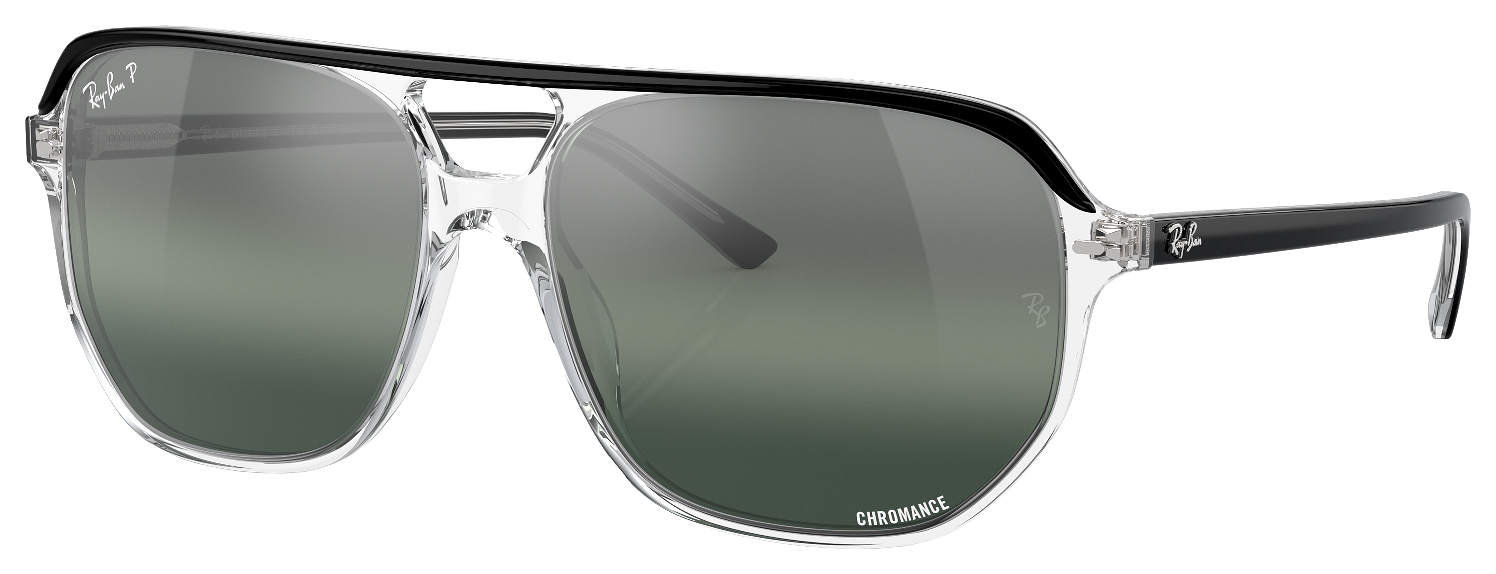 RAY-BAN Bill One RB2205 Chromance Glass Polarized Sunglasses