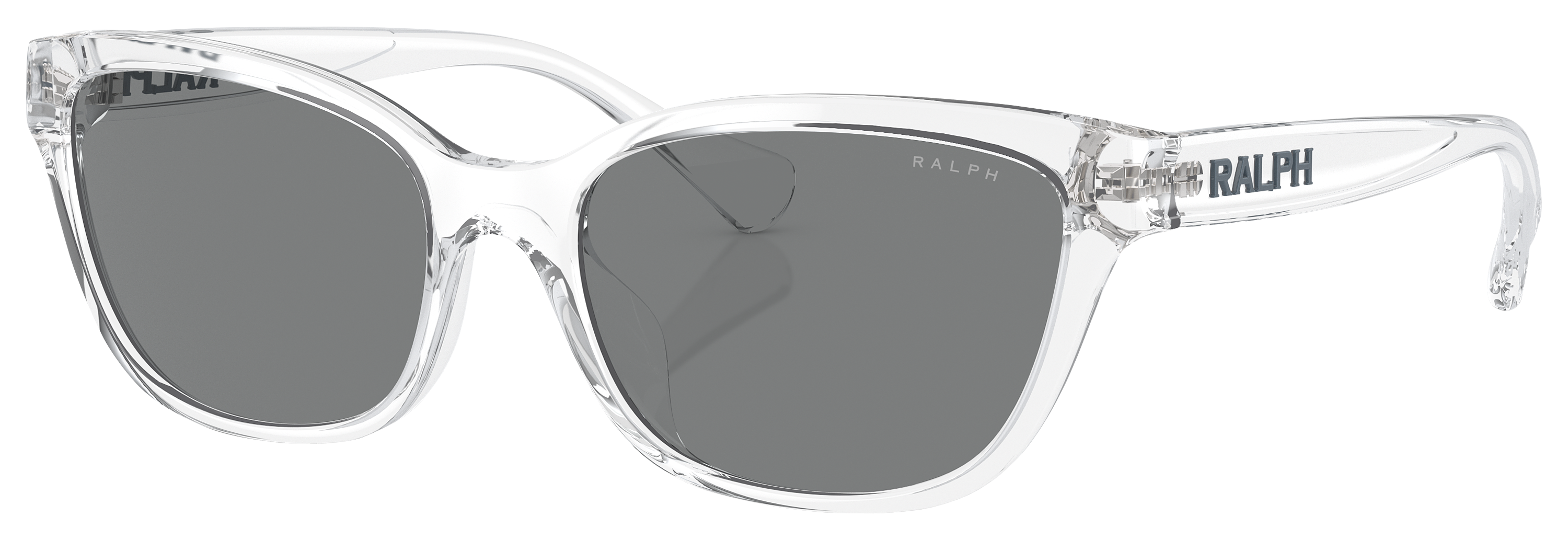 Image of Ralph Lauren RA5307U Sunglasses for Ladies - Shiny Transparent Crystal/Light Gray - Medium