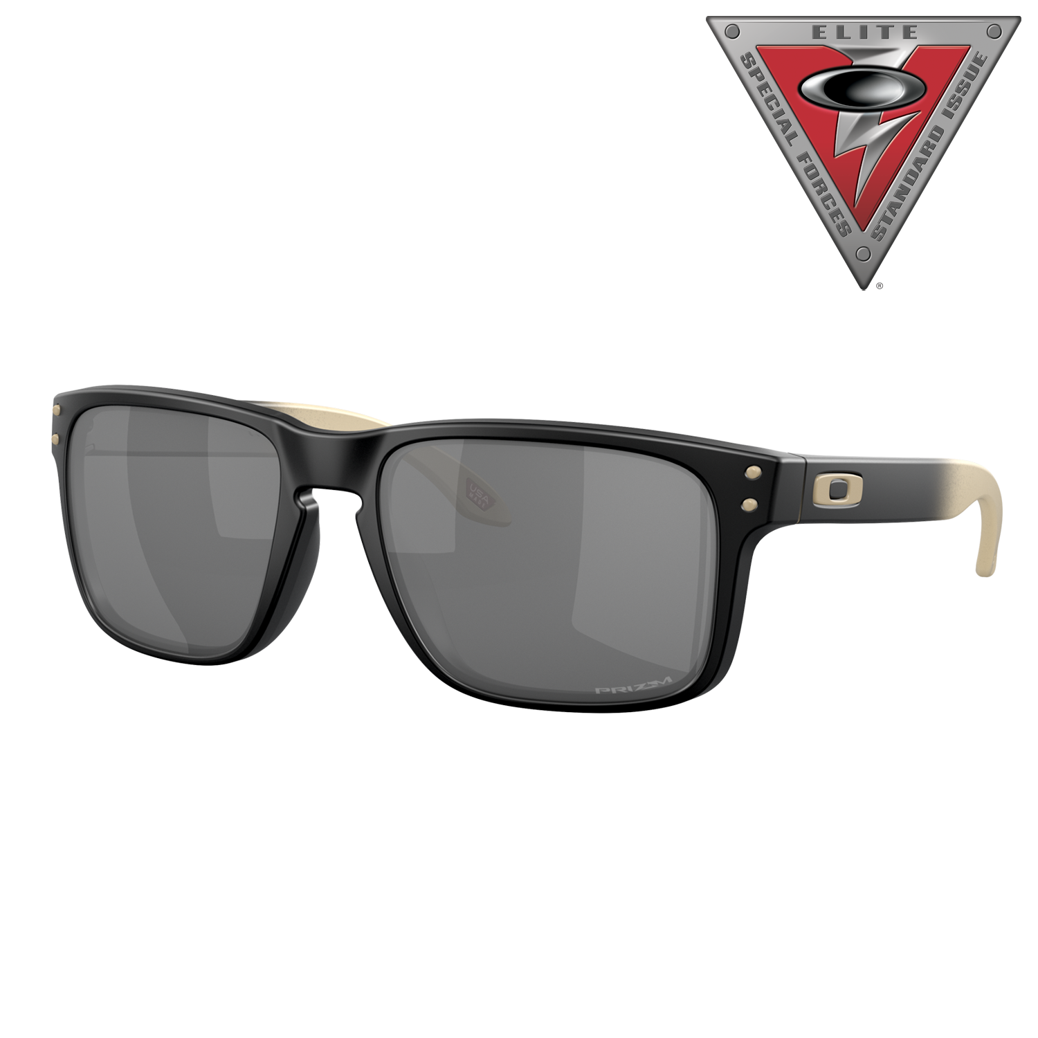 Image of Oakley SI Holbrook Veterans Collection OO9102 Prizm Grey Mirror Sunglasses