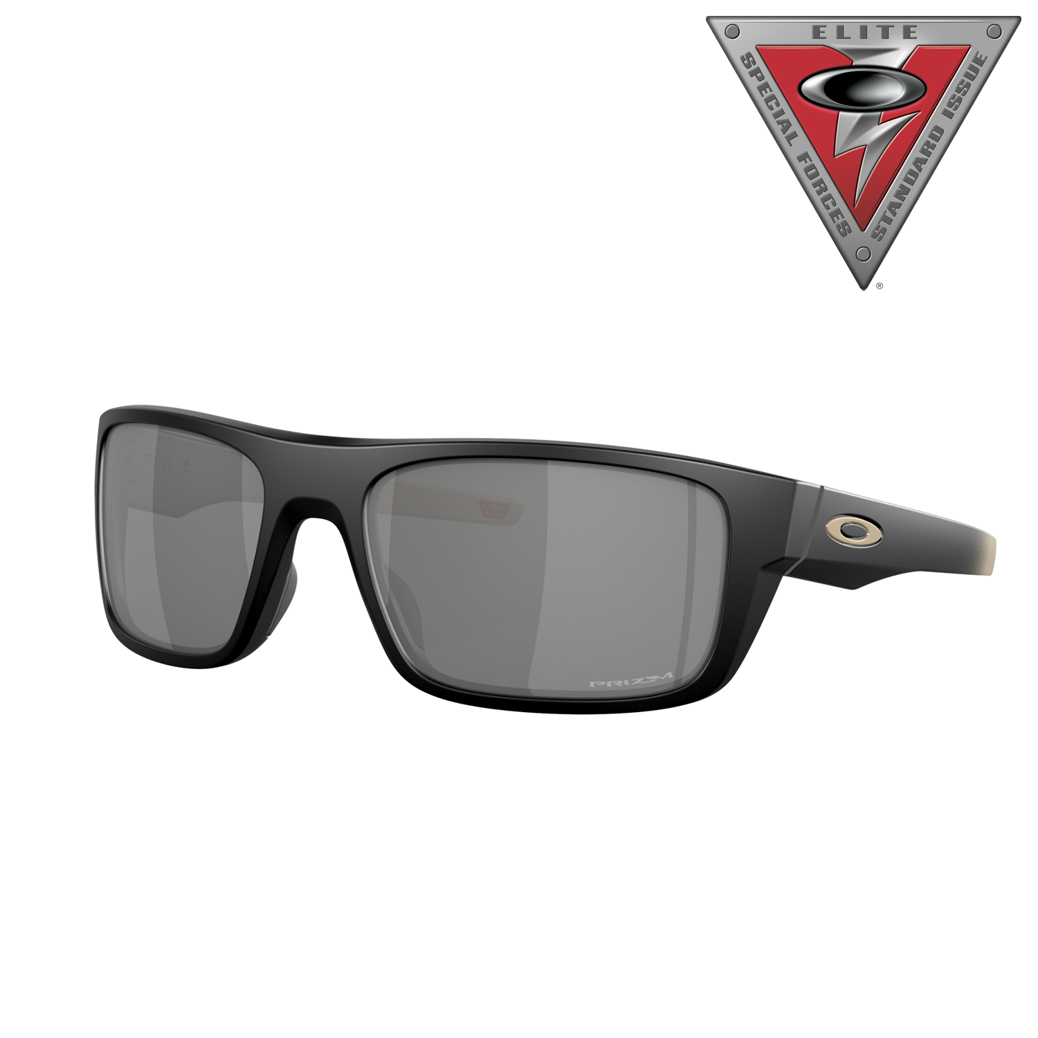 Image of Oakley SI Drop Point OO9367 Veterans Collection Prizm Grey Mirror Sunglasses