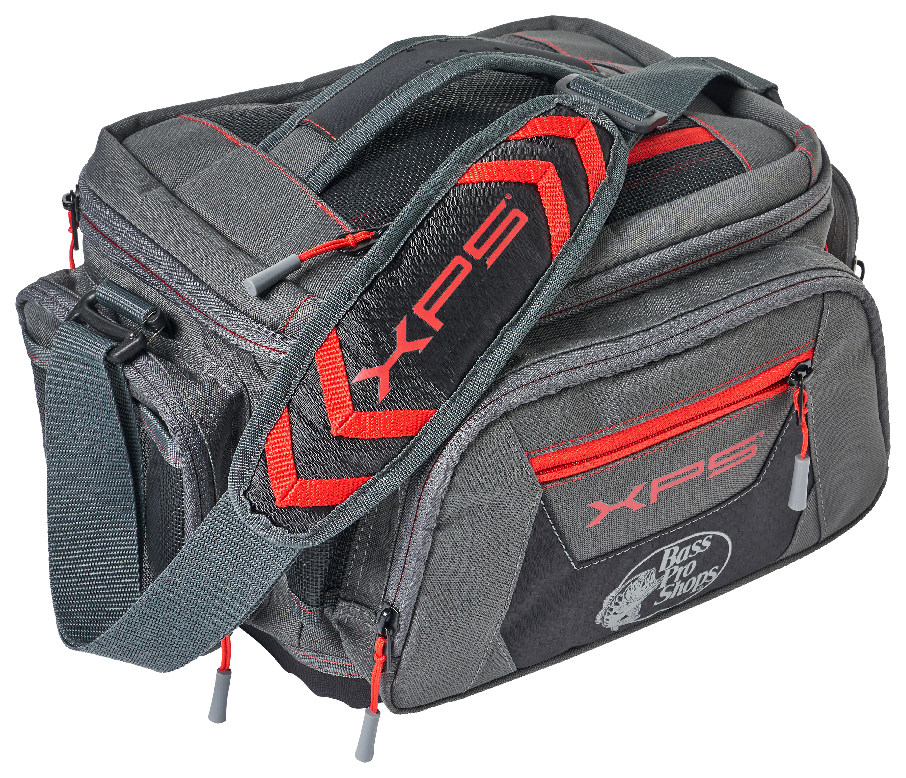 Image of Bass Pro Shops XPS Tackle Bag - Bag w/Four 3600 Boxes - 15'' x 10'' x 9''