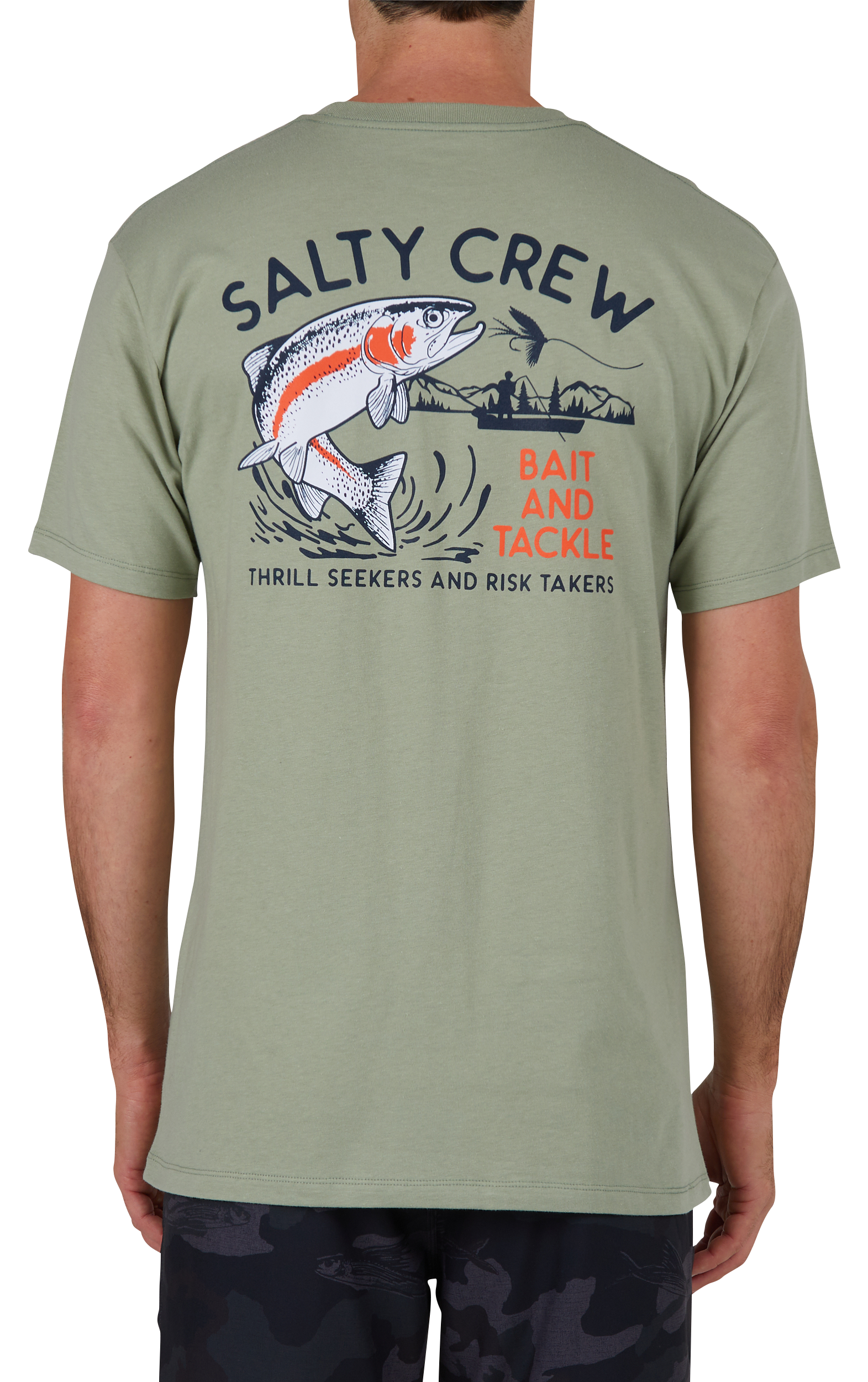 SALTY CREW Premium Fly Trap Graphic Short-Sleeve T-Shirt for Men