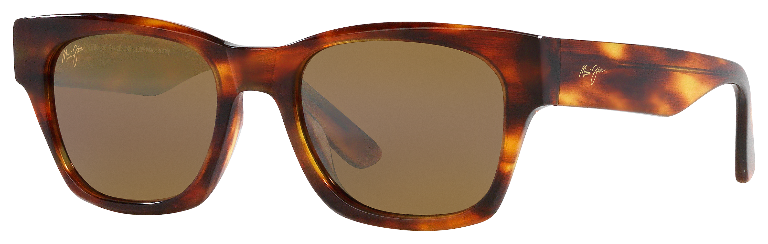 Image of Maui Jim Valley Isle Glass Polarized Sunglasses - Tortoise/HCL Bronze