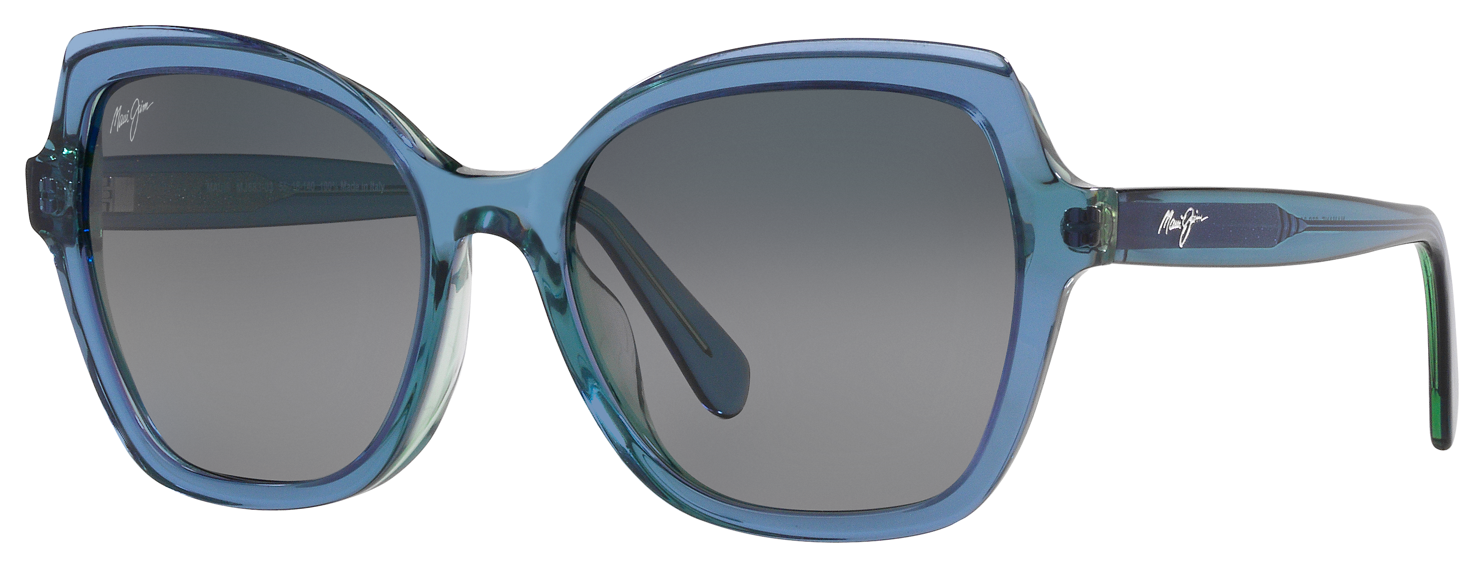 Image of Maui Jim Mamane Glass Polarized Sunglasses for Ladies - Teal/Gray