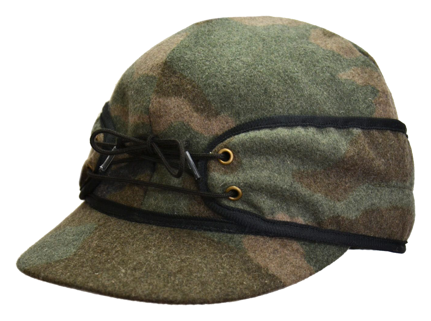 Image of Crown Cap Convertible Railroad Cap - Camo