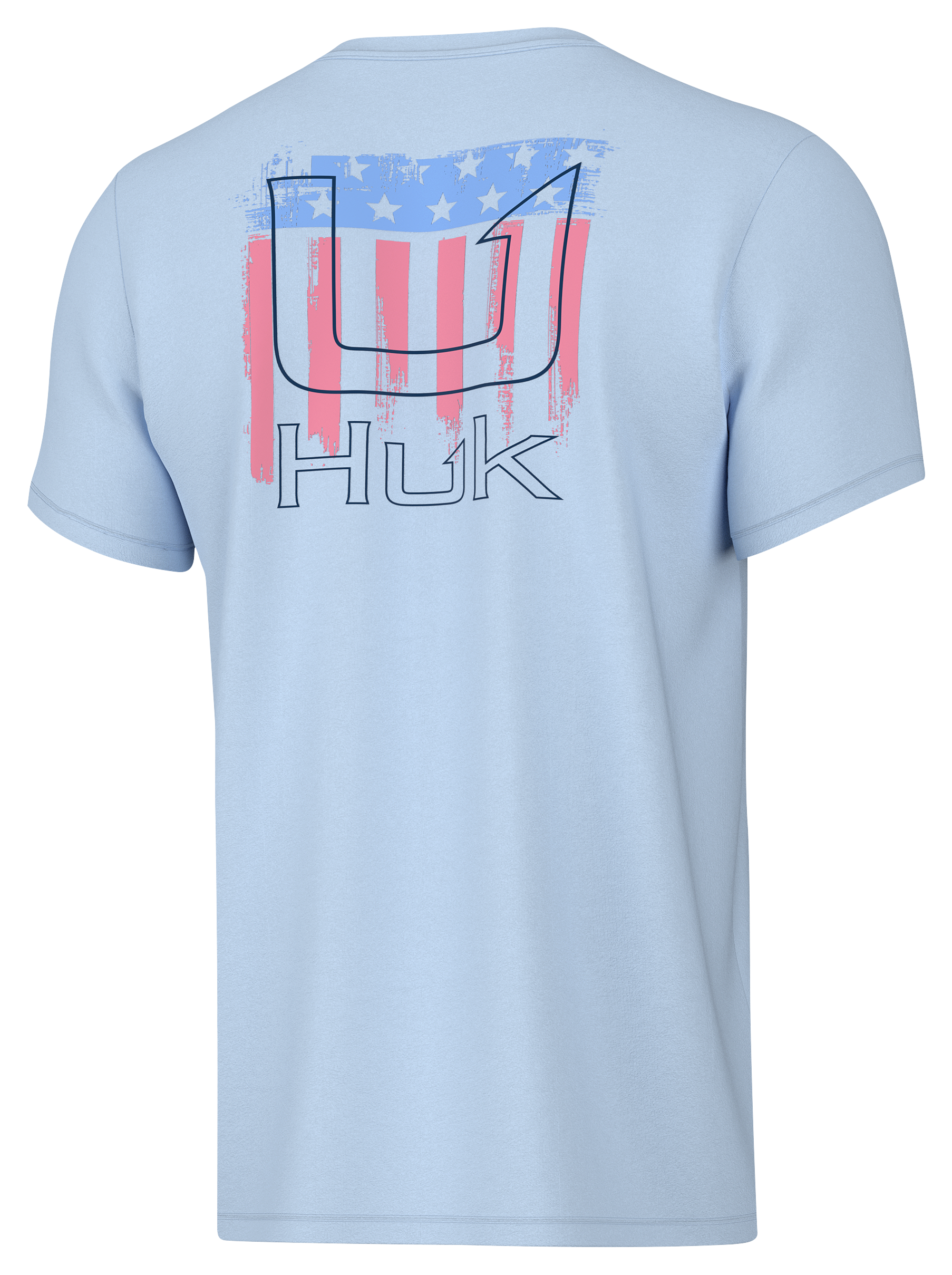 Image of Huk Salute Short-Sleeve T-Shirt for Kids - Ice Water