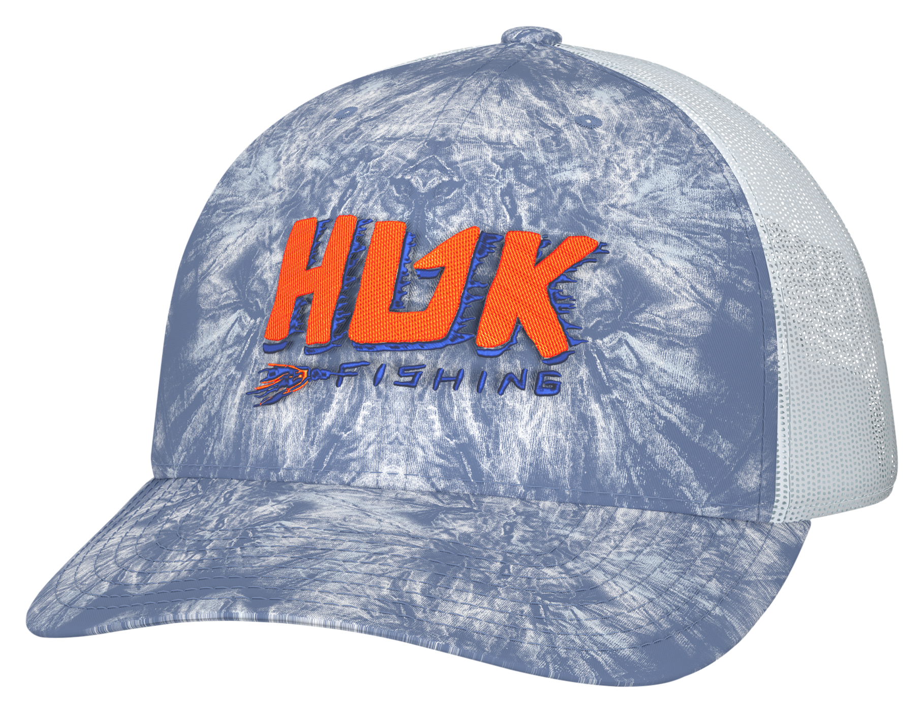 HUK Kids' Trucker Fishing Hat, Sharkskin, 1 