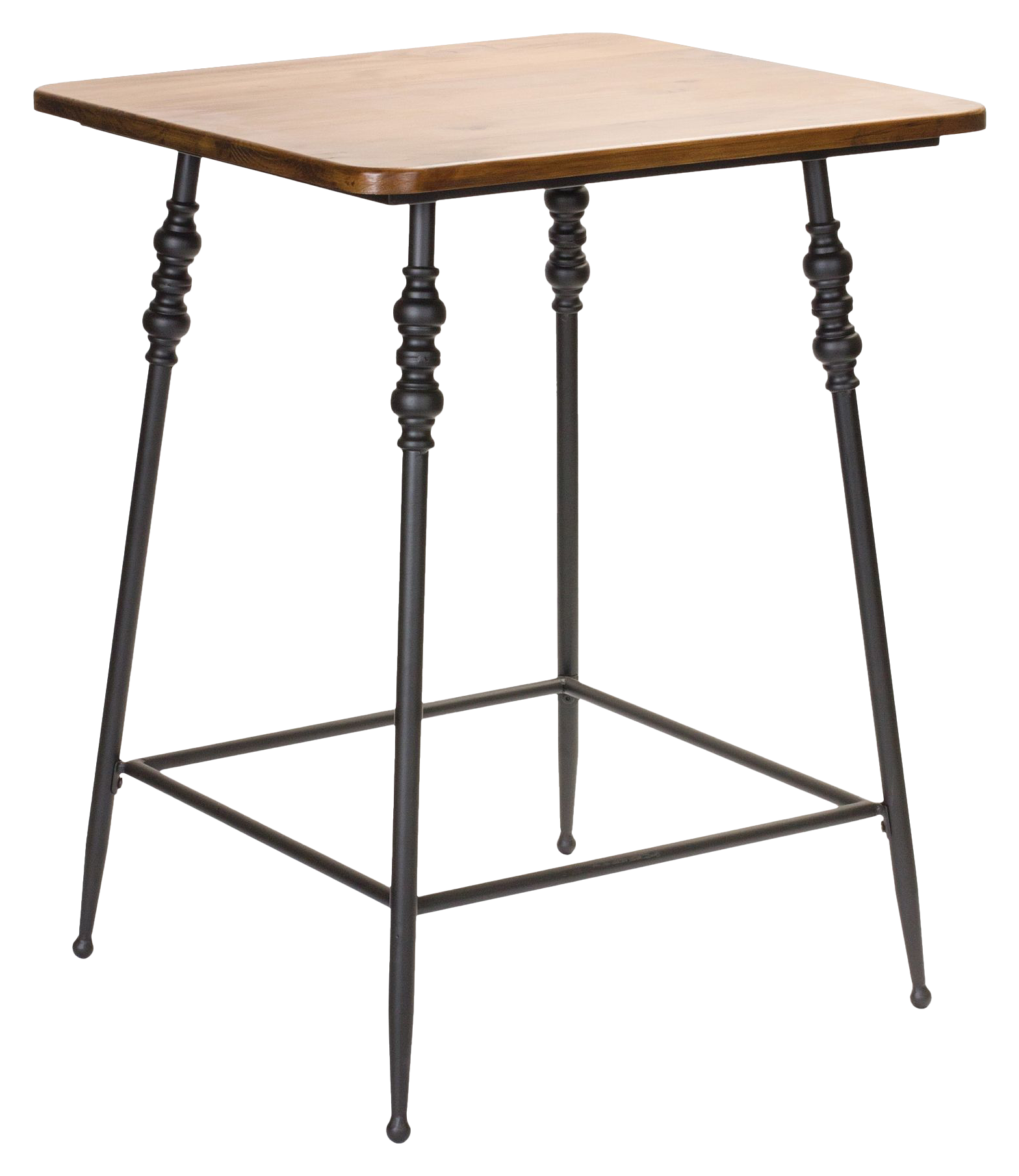 Melrose International Iron and Wood Accent Table