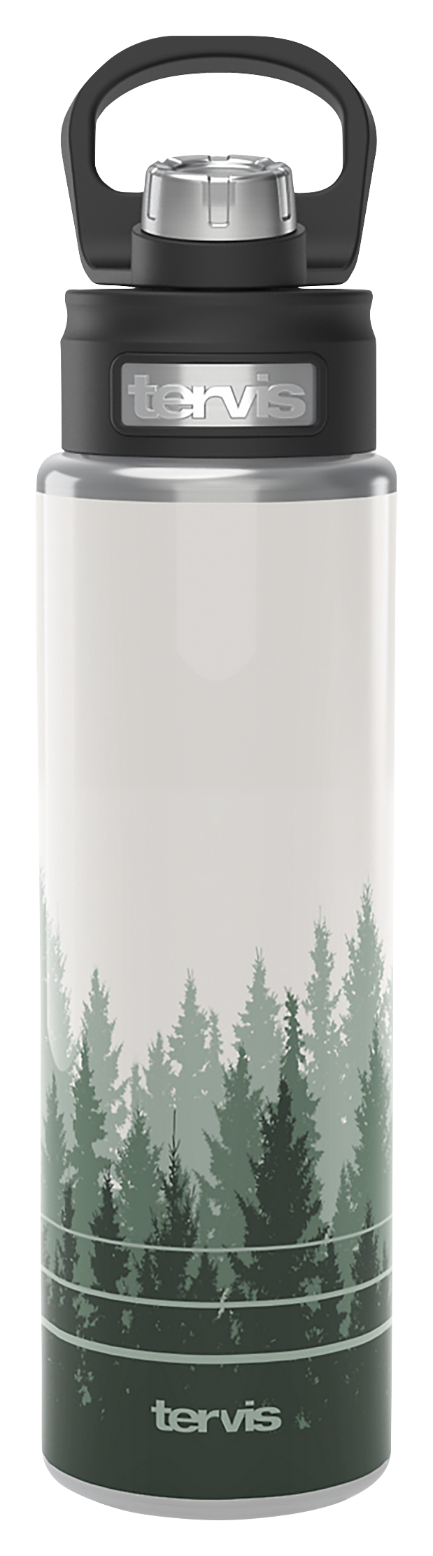 Image of Tervis Green Forest Stainless Steel Wide-Mouth Bottle - 24 oz.