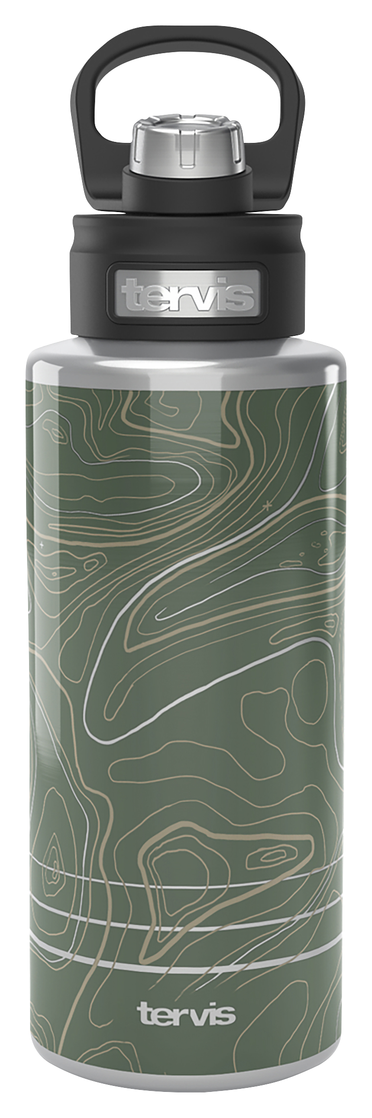 Image of Tervis Tumbler Green Topo Stainless Steel Wide-Mouth Bottle