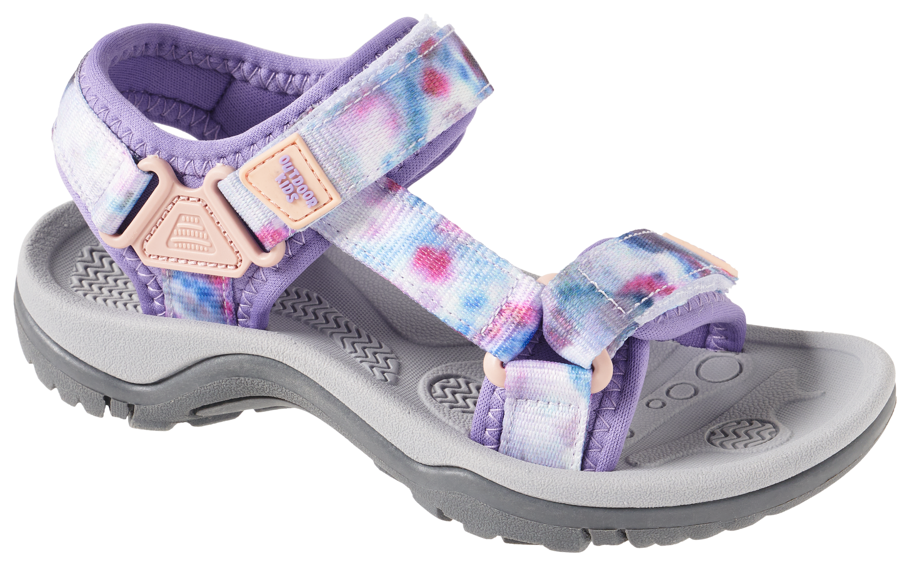 Image of Outdoor Kids Water Ghost Sandals for Kids - Purple Multi - 11M