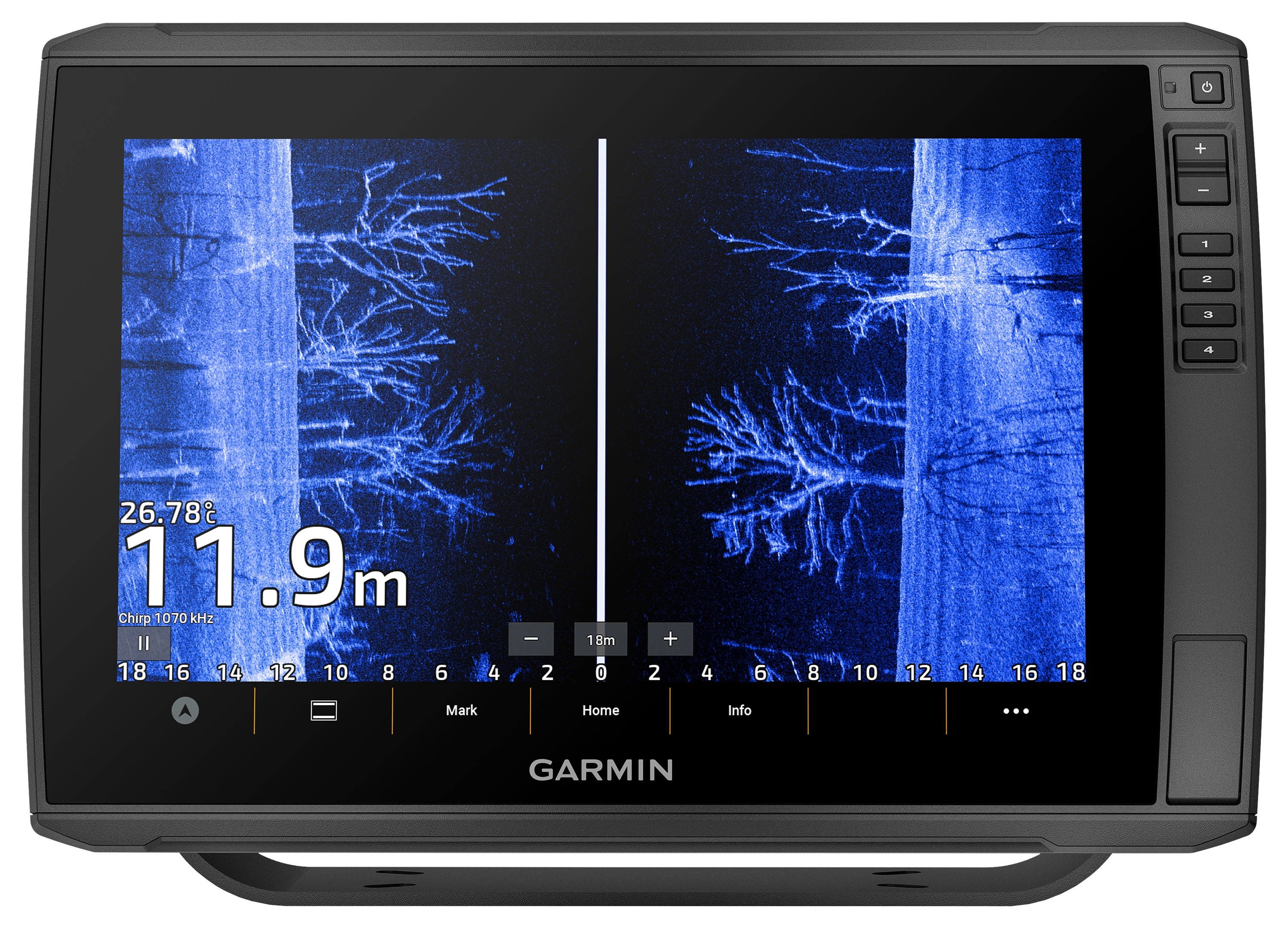 Garmin ECHOMAP Ultra 2 126sv Fish Finder/Chartplotter with Navionics+ - With Transducer