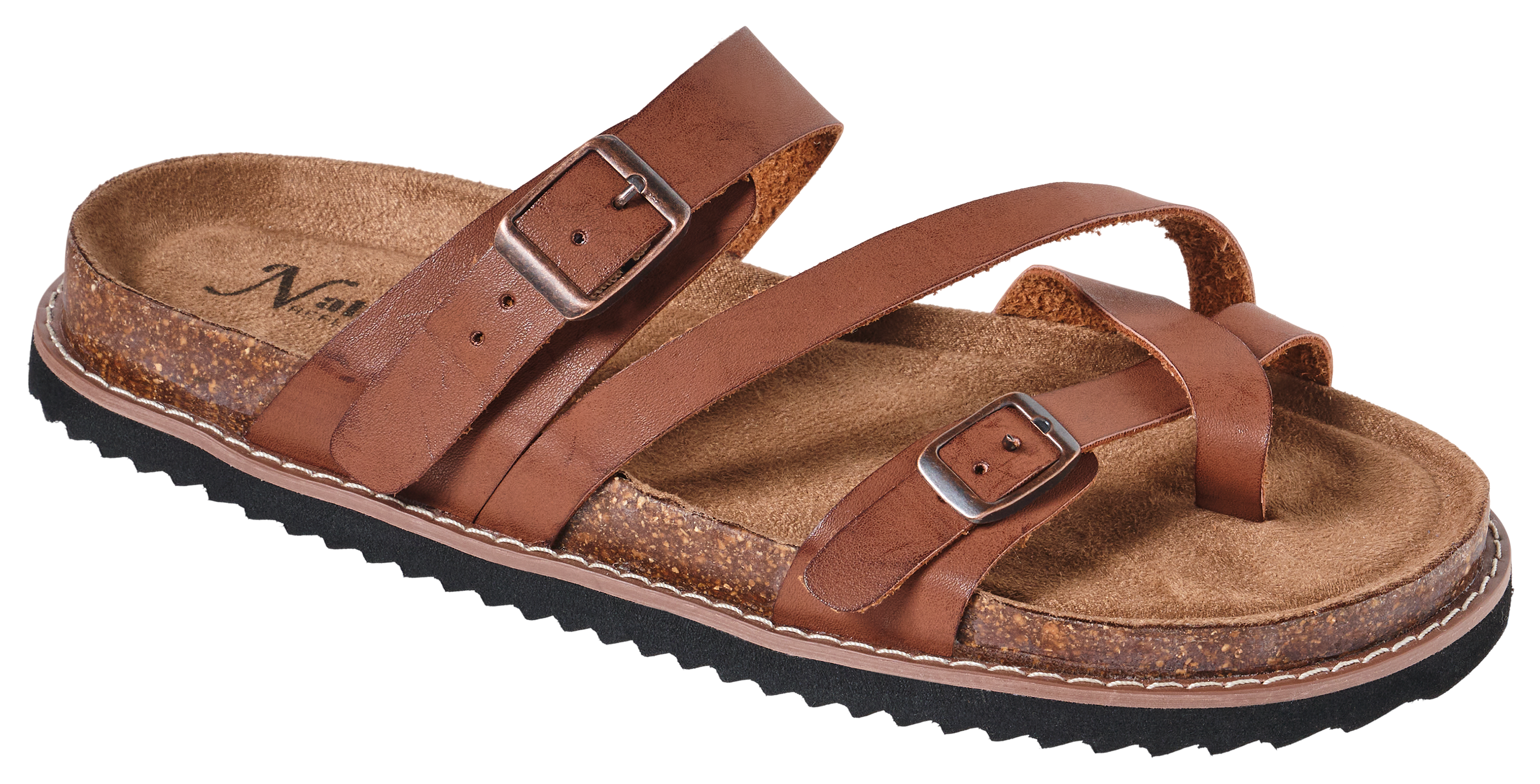 NATURAL REFLECTIONS Siena Buckle Sandals for Ladies