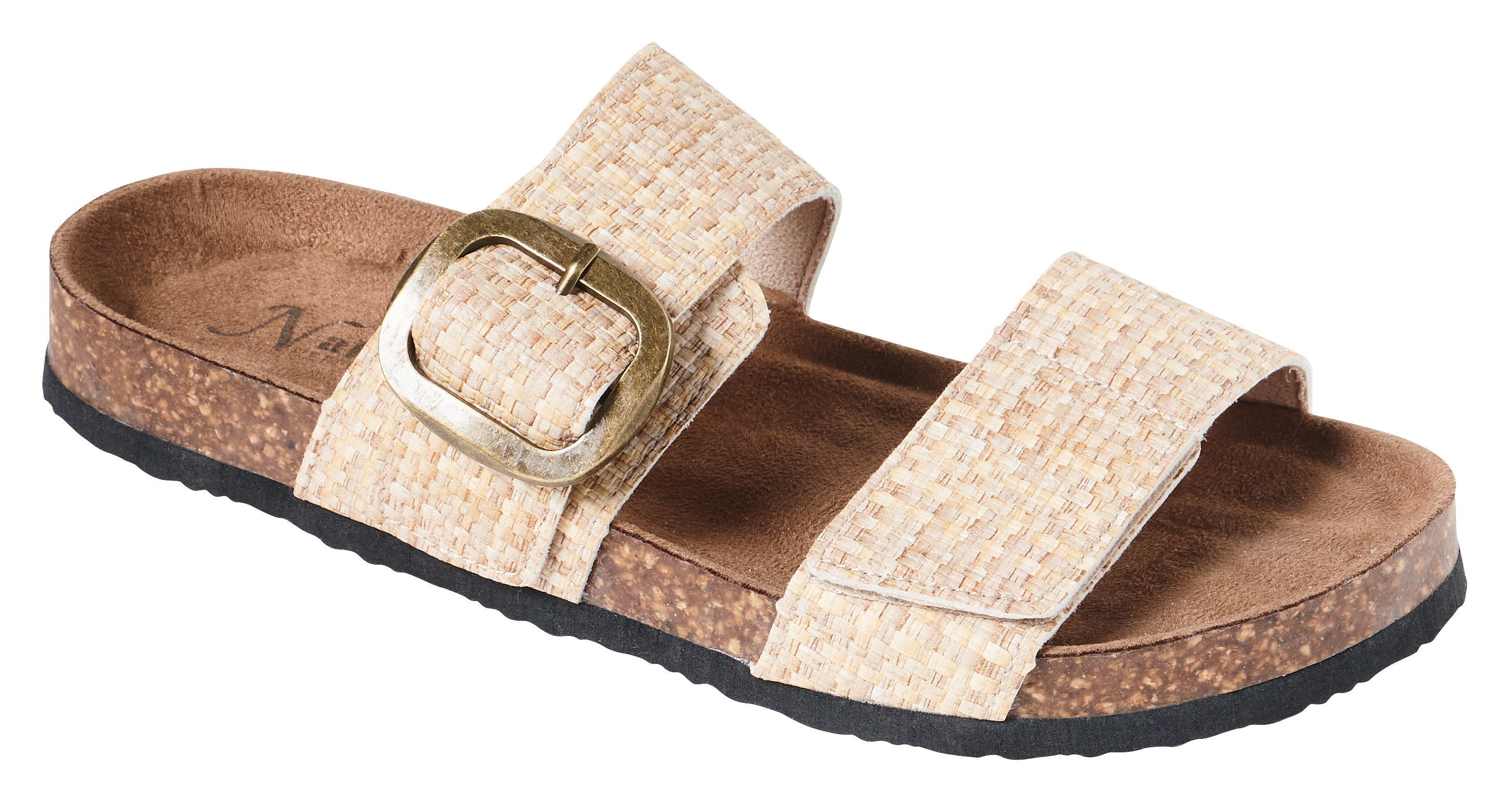 Image of Natural Reflections Lanna Slide Sandals - Natural - 8M