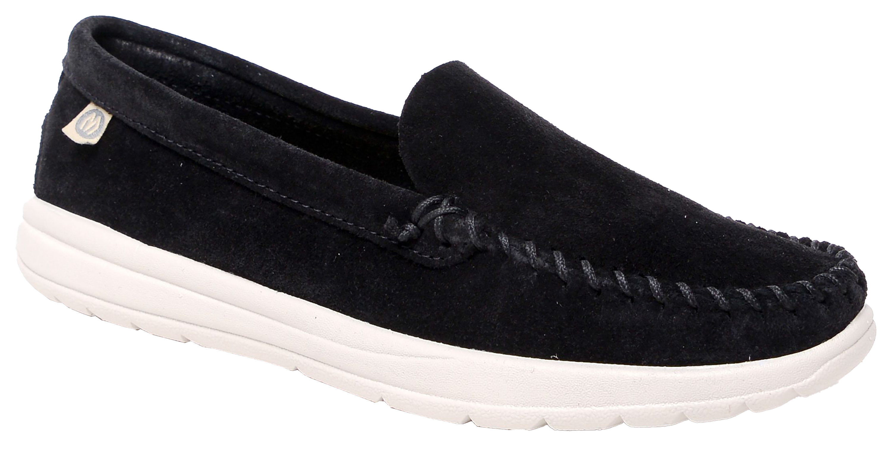 Image of Minnetonka Discover Classic Moccasins for Ladies - Black - 8M