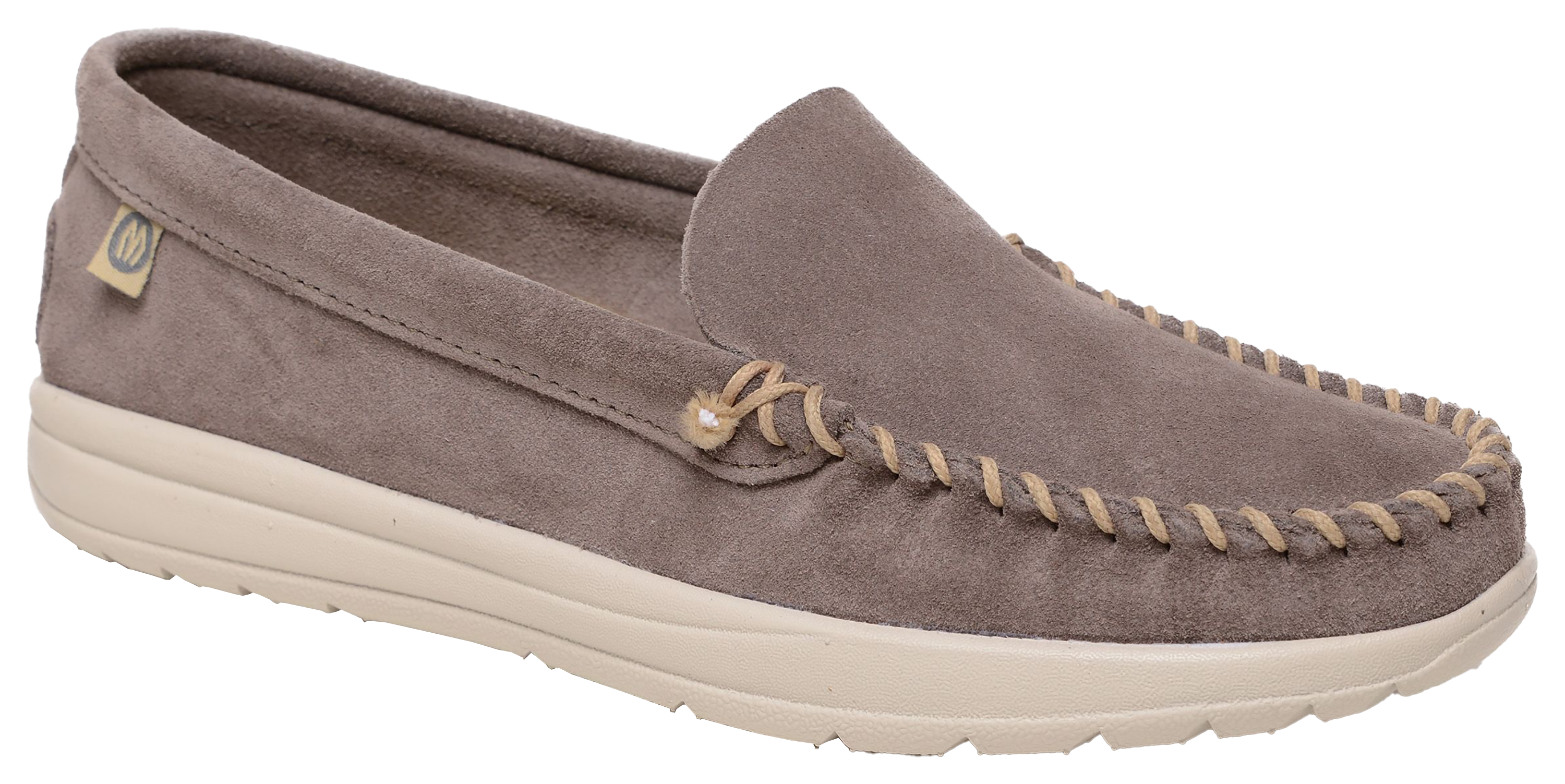 Image of Minnetonka Discover Classic Moccasins for Ladies - Grey