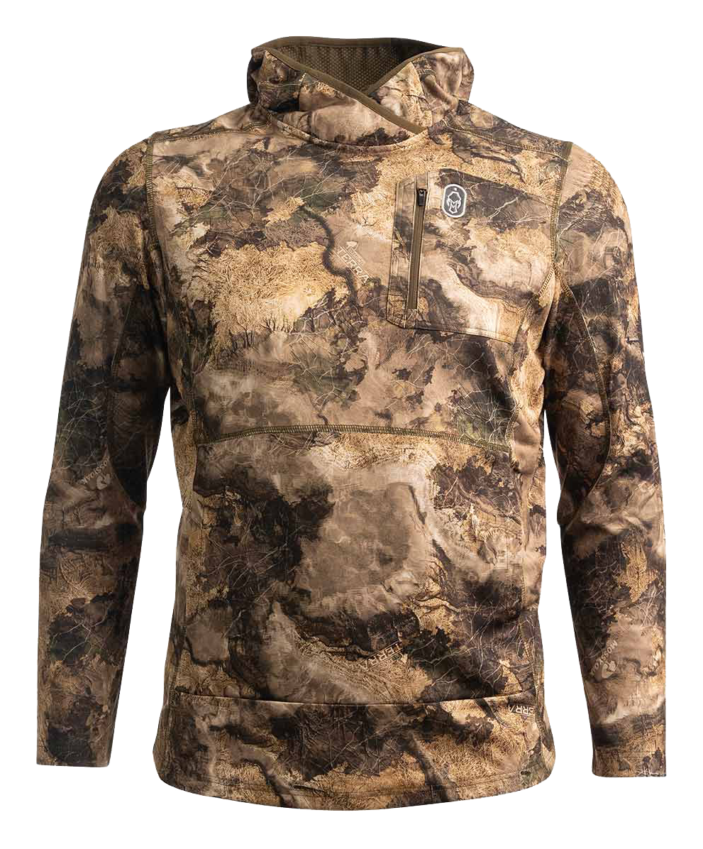 Image of Hardcore ArcTech Fleece Hoodie for Men - Mossy Oak Elements Terra Bayou - S