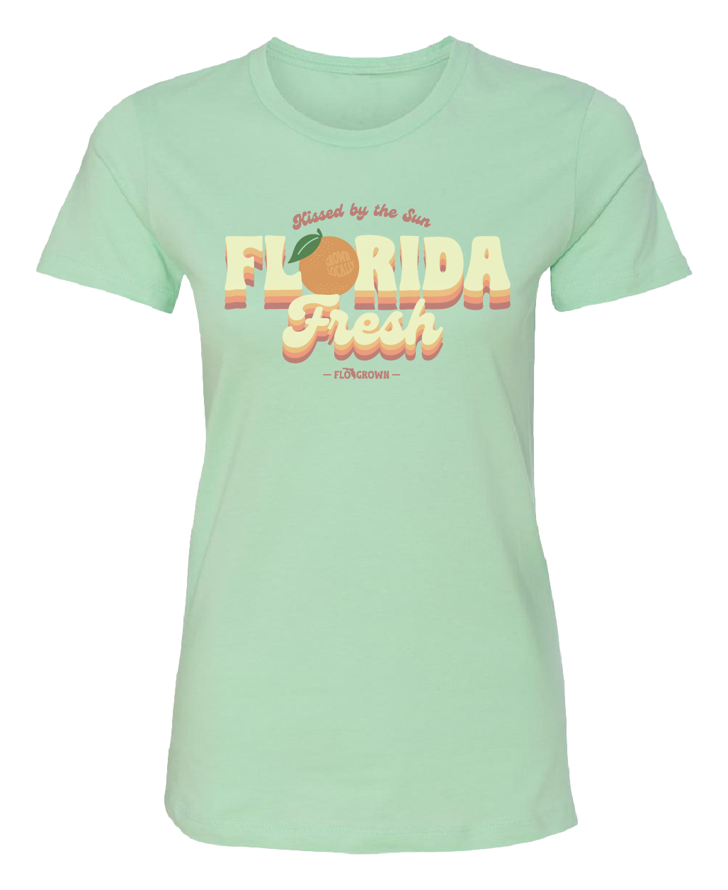 Image of FloGrown Florida Fresh Short-Sleeve T-Shirt for Ladies - XL - Mint