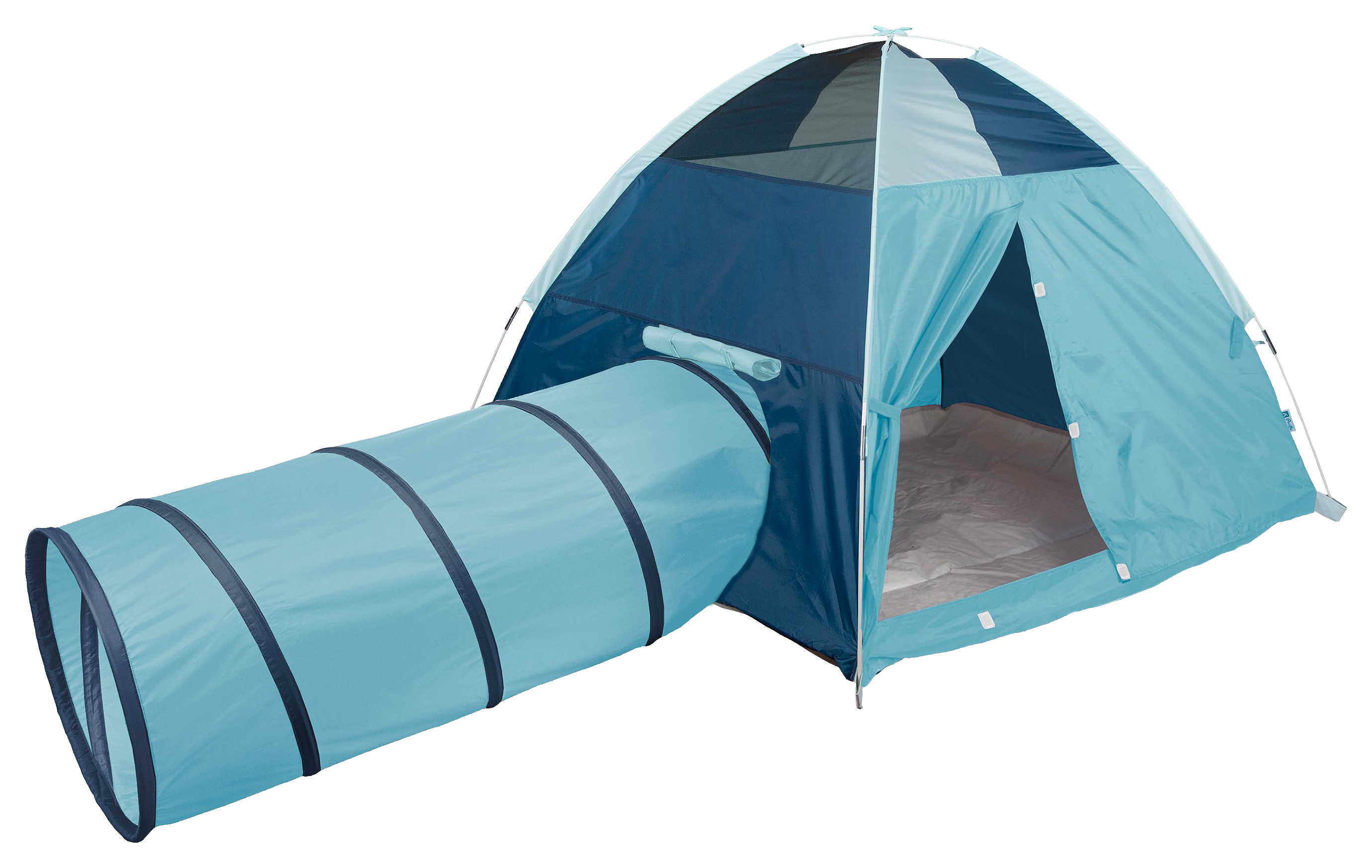 Image of Pacific Play Tents Play Tent and Tunnel Combo for Kids - Blue