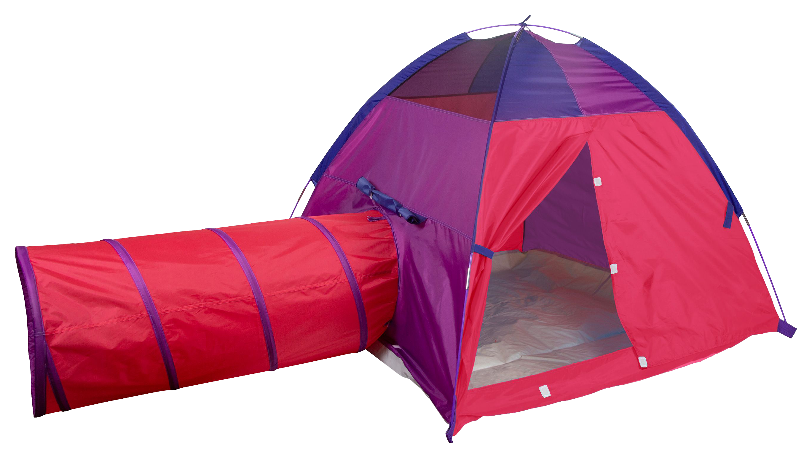 Image of Pacific Play Tents Play Tent and Tunnel Combo for Kids - Pink