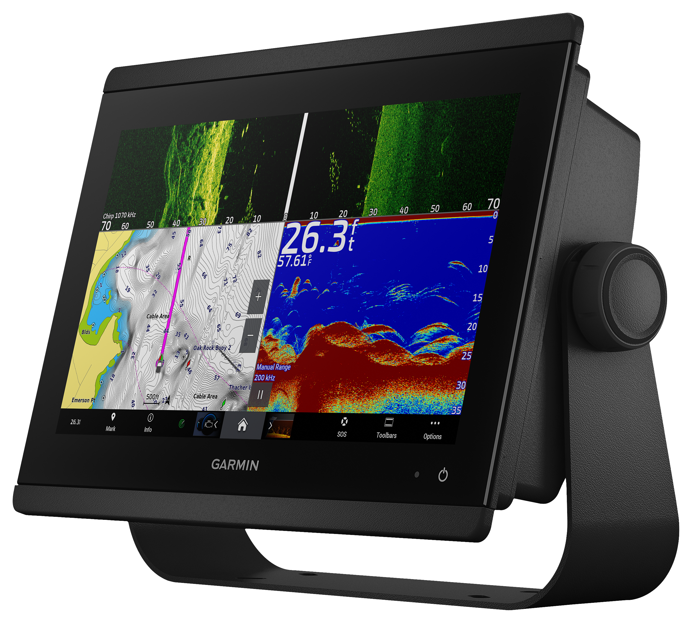 GARMIN GPSMAP 8612 12'' Chartplotter with  Navionics+ Mapping