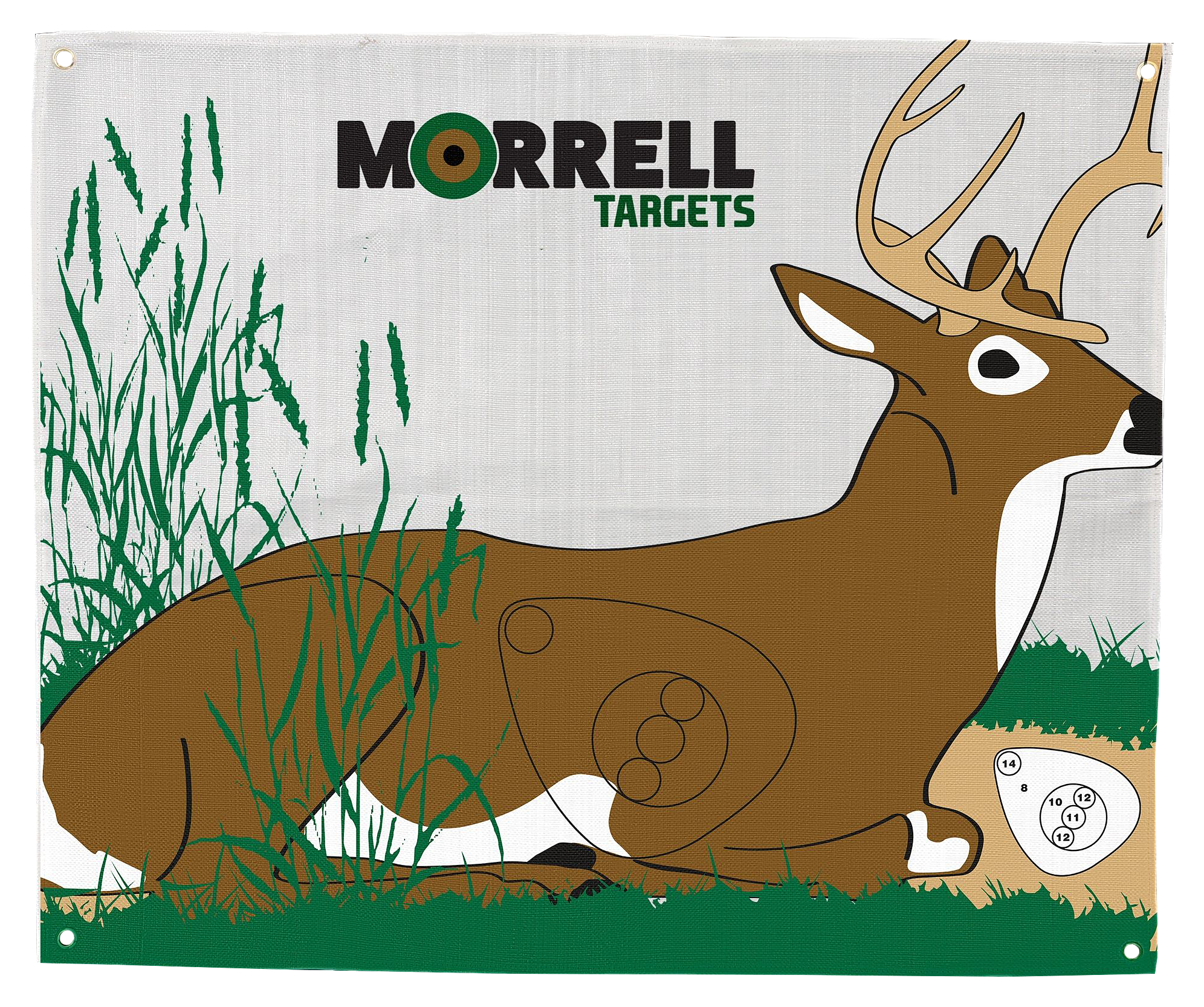 Morrell Bedded Deer Polypropylene Archery Target Face