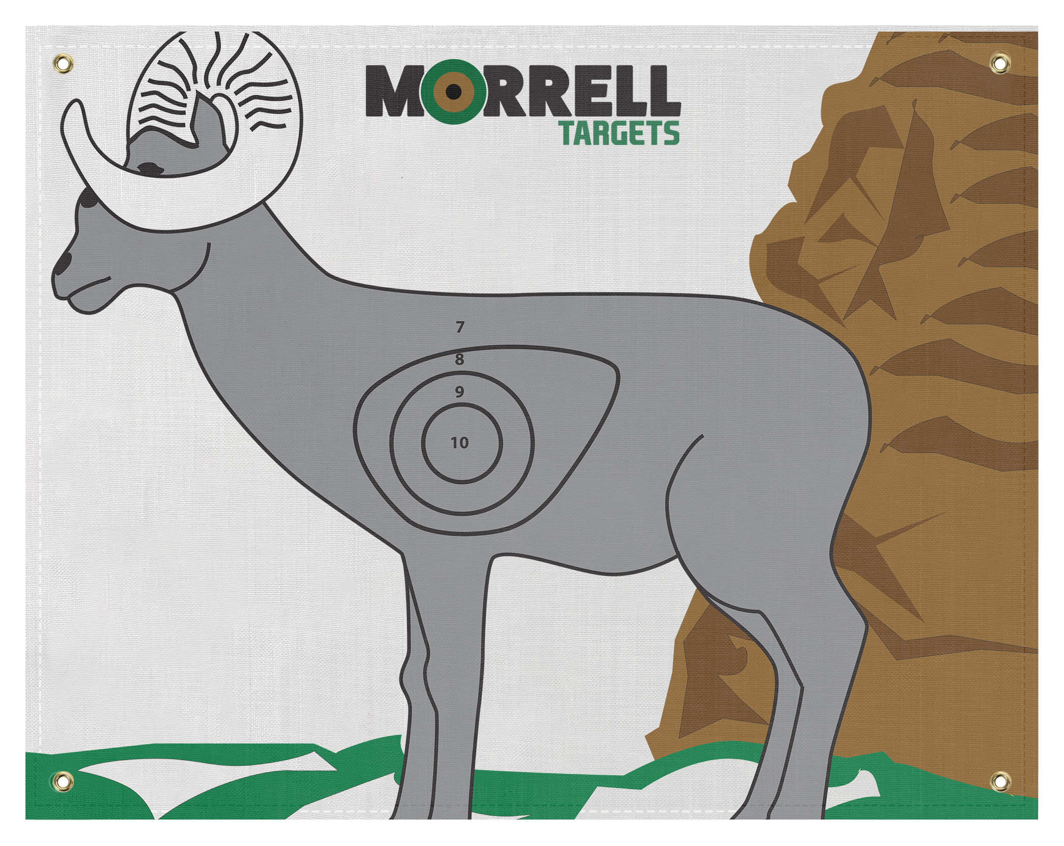 Morrell IBO/NASP Ram Polypropylene Archery Target Face