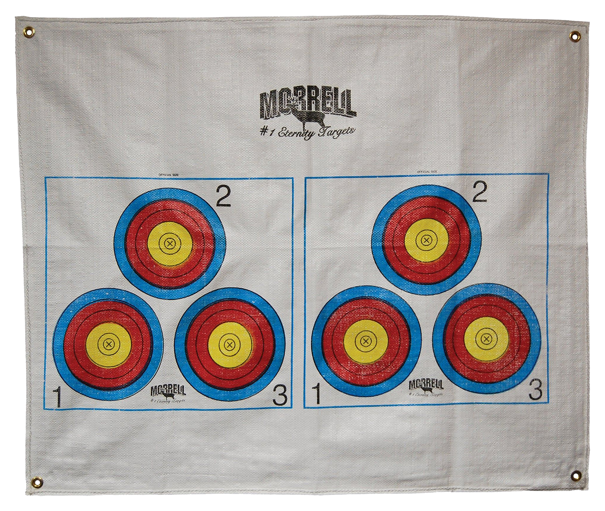Morrell 3-Spot Polypropylene Archery Target Face