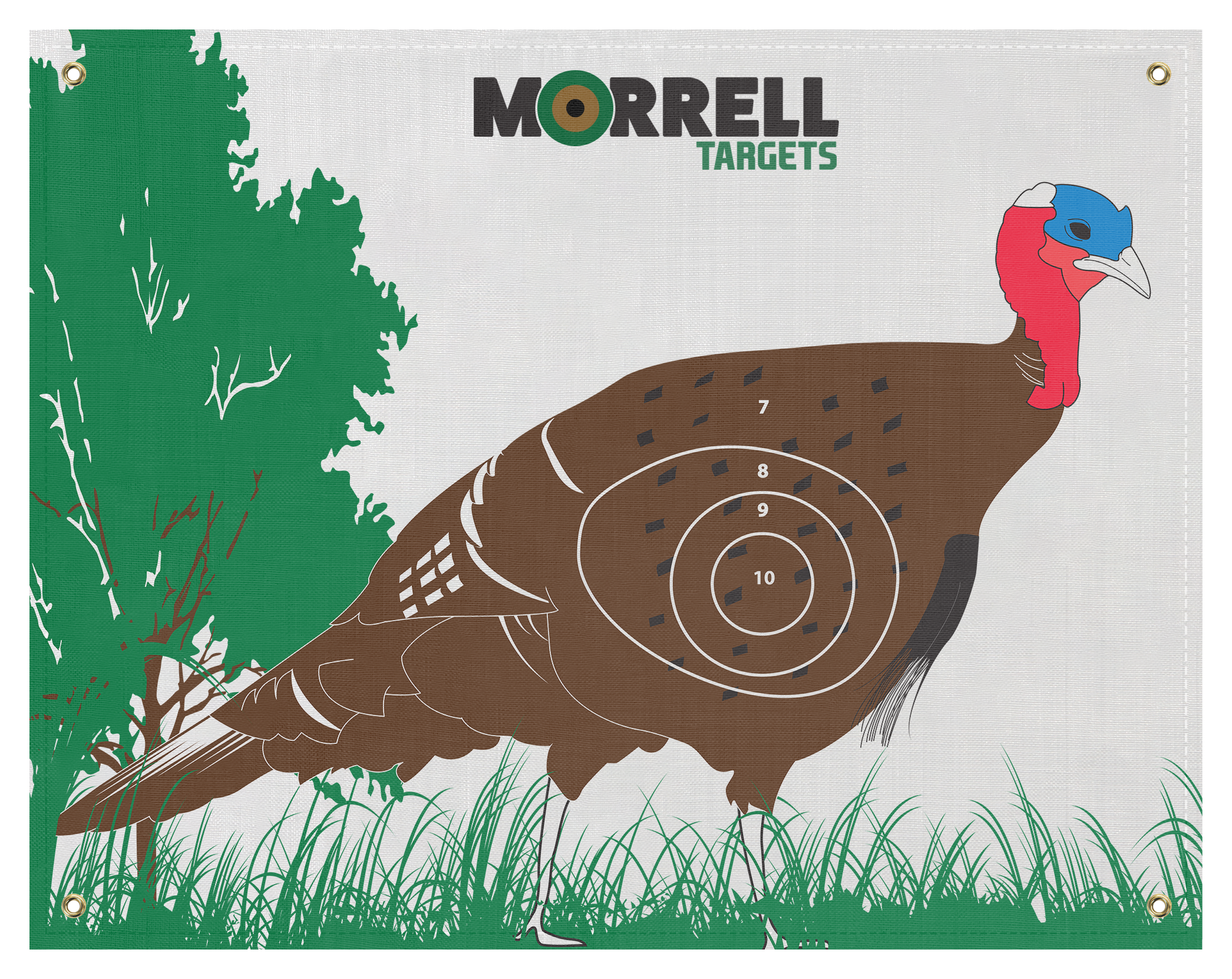 Morrell IBO/NASP Turkey Polypropylene Archery Target Face