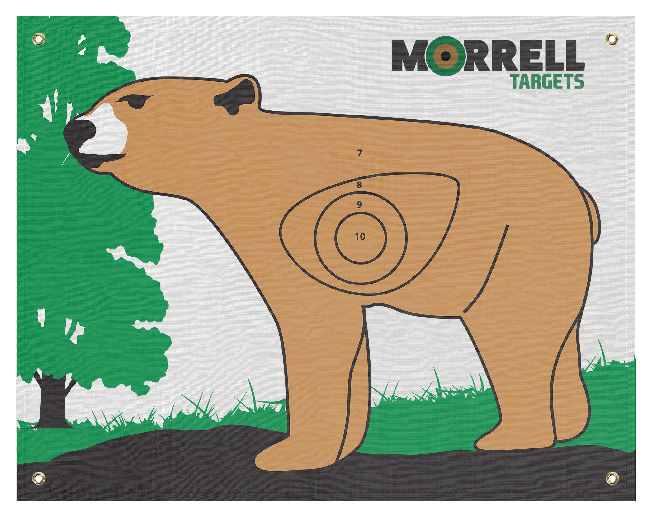 Morrell IBO/NASP Bear Polypropylene Archery Target Face