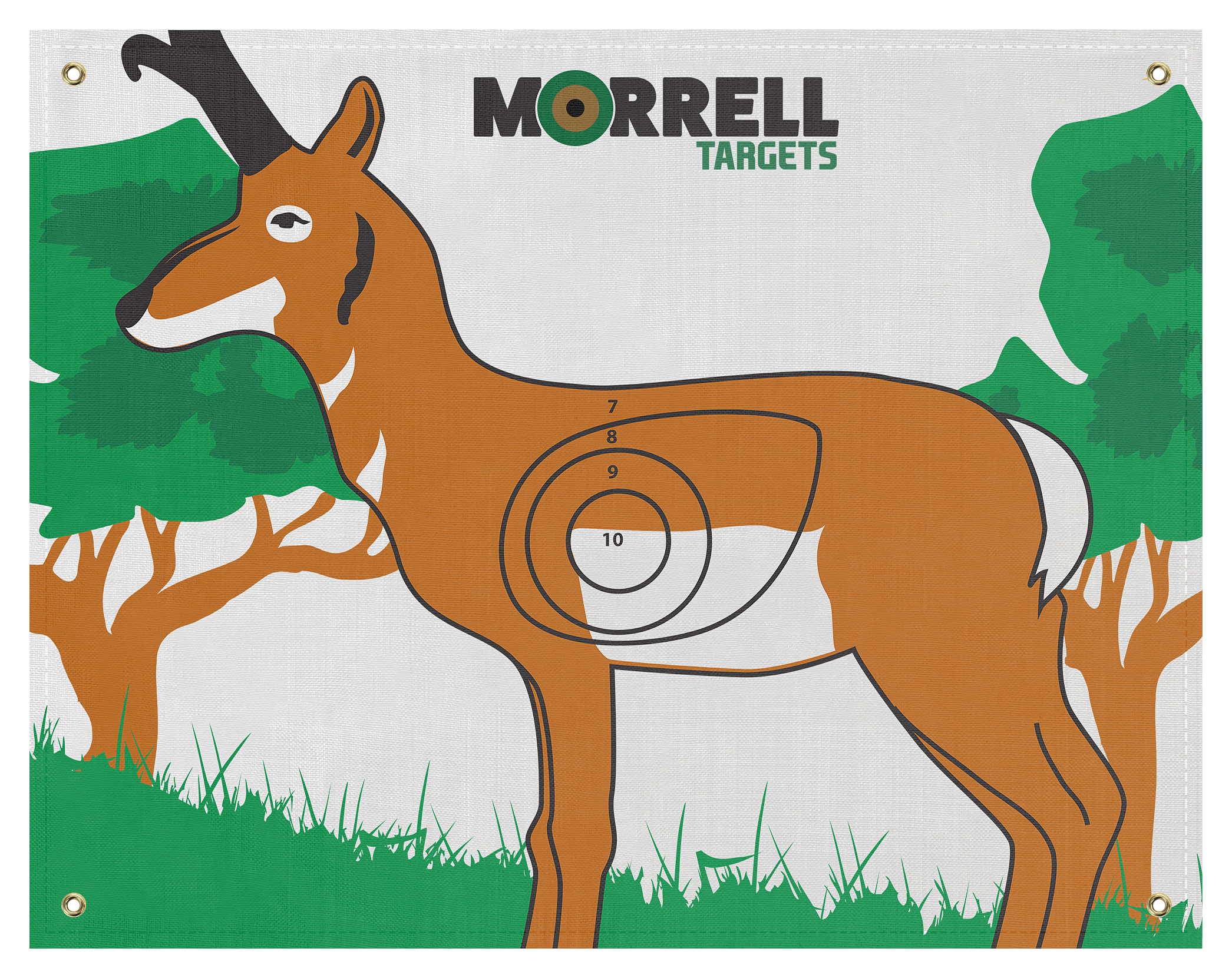 Morrell IBO/NASP Antelope Polypropylene Archery Target Face