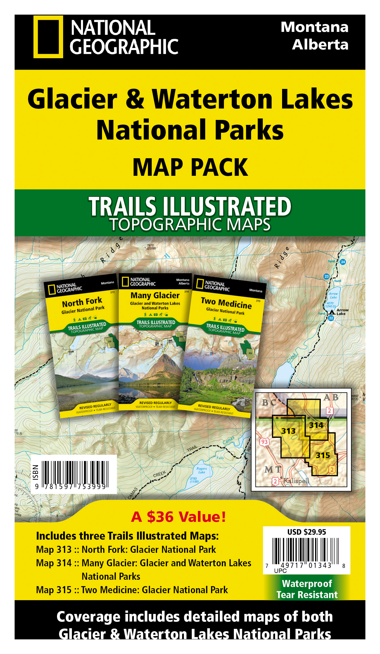 Image of National Geographic Trails Illustrated Topographic Map Guide Series Map Bundle