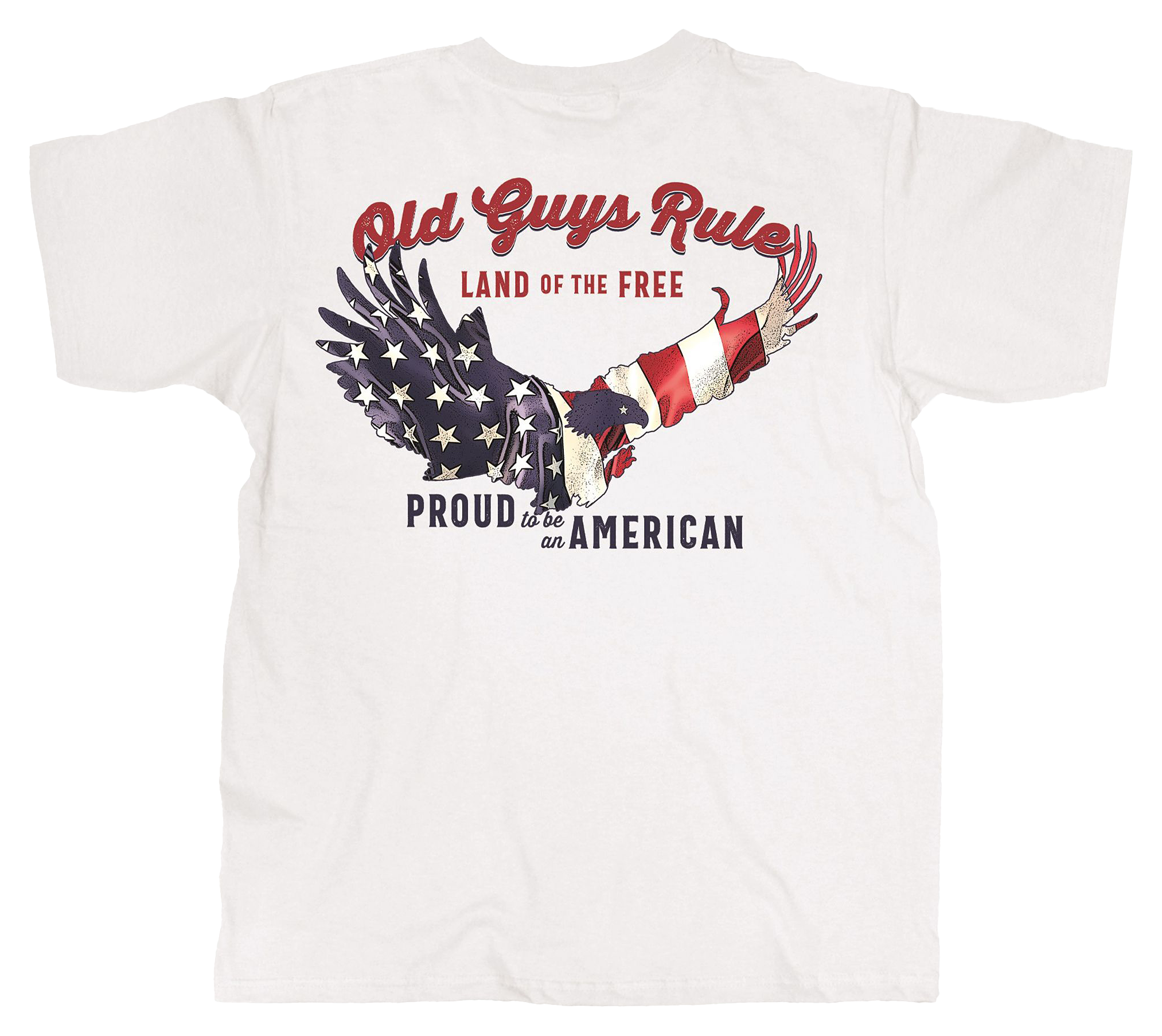 Image of Old Guys Rule Land of the Free Short-Sleeve T-Shirt for Men