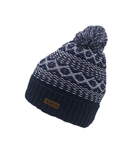 Image of Kanut Sports Blueway Cuff Beanie with Pom for Ladies - Midnight