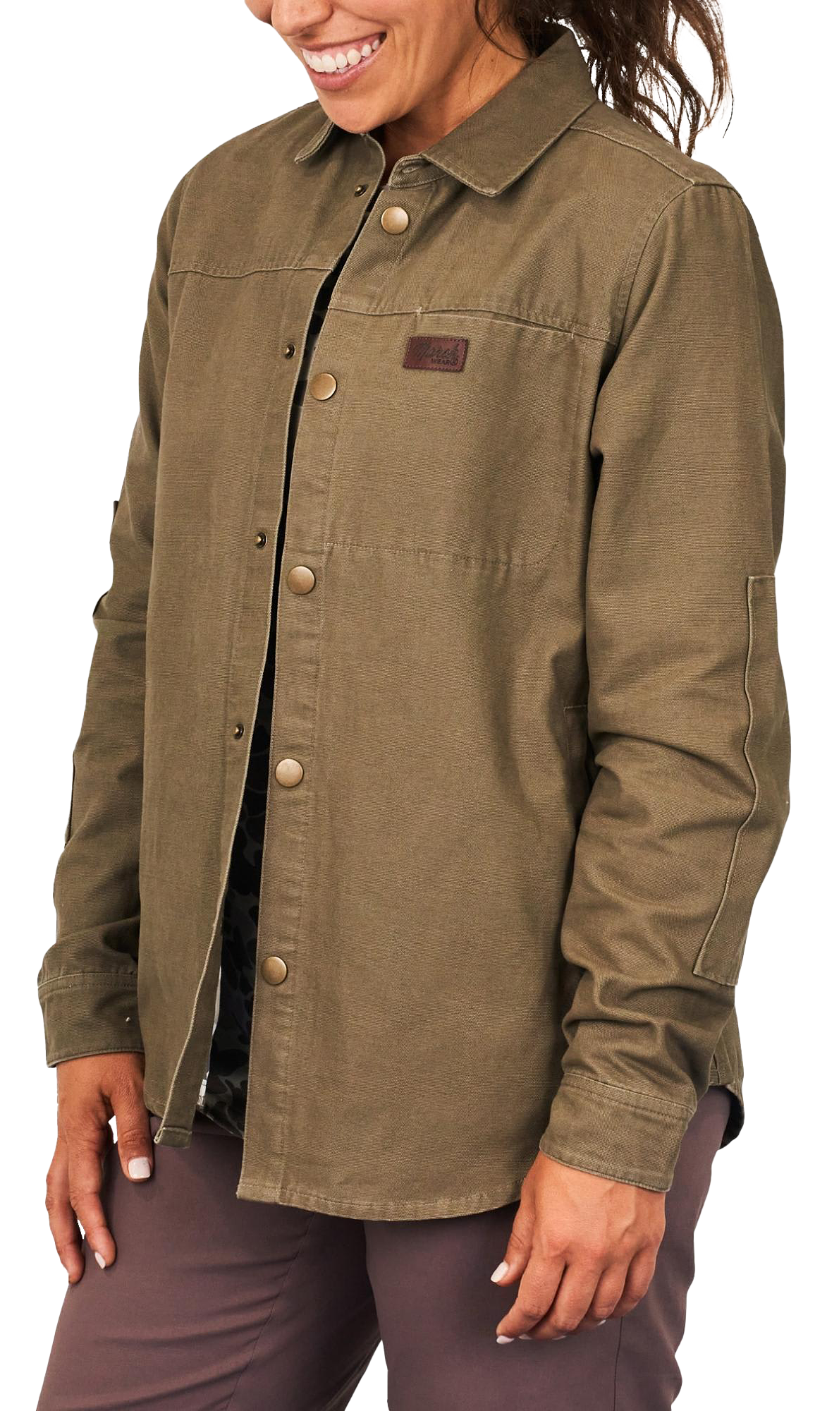 Image of Marsh Wear Delano Shacket for Ladies - Fossil