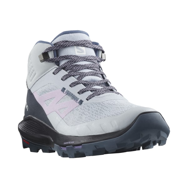 Salomon Outpulse Mid GORE-TEX Hiking Boots for Ladies - Arctic Ice/India Ink/Orchid Bloom - 7M
