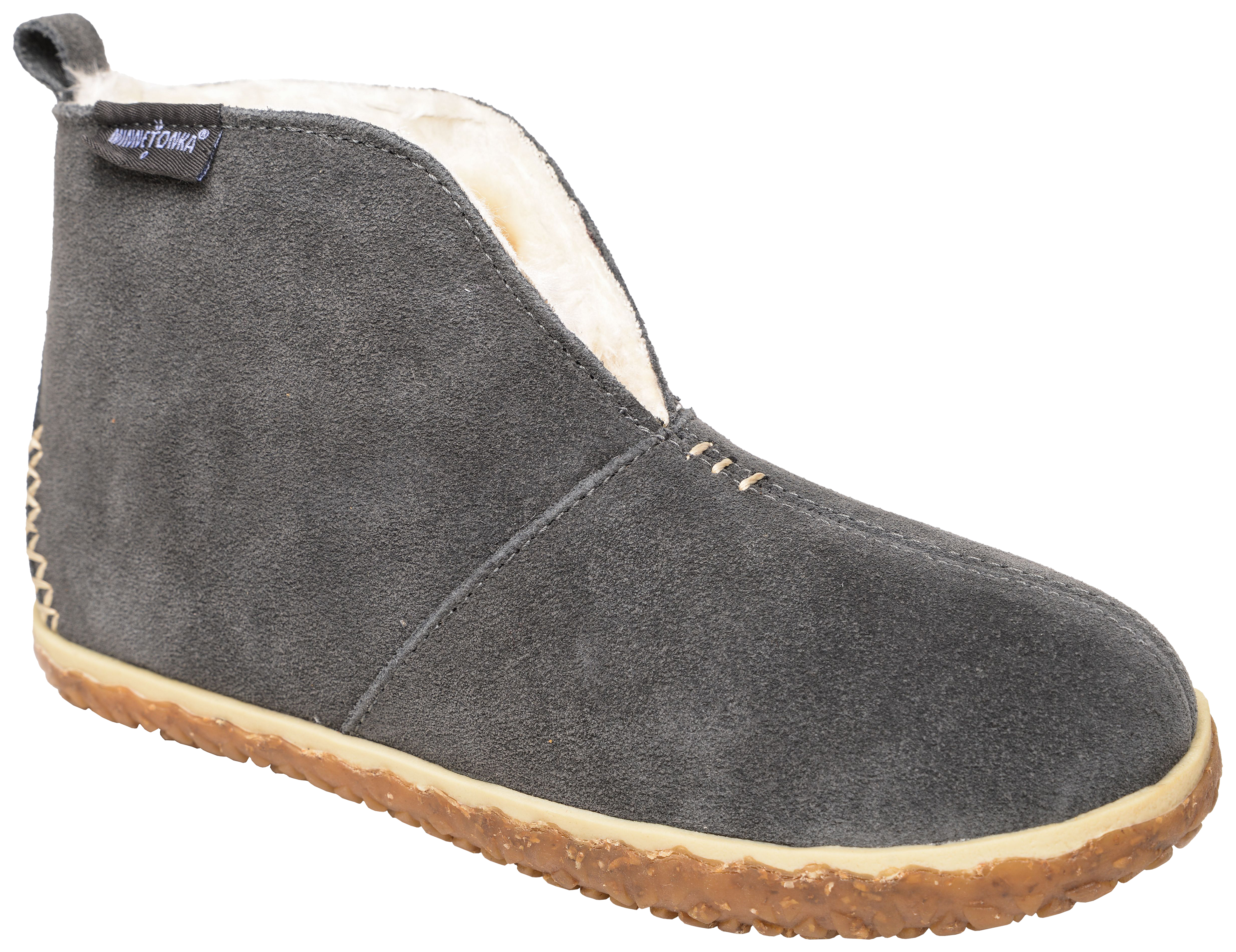 Image of Minnetonka Tucson Slippers for Ladies - Charcoal