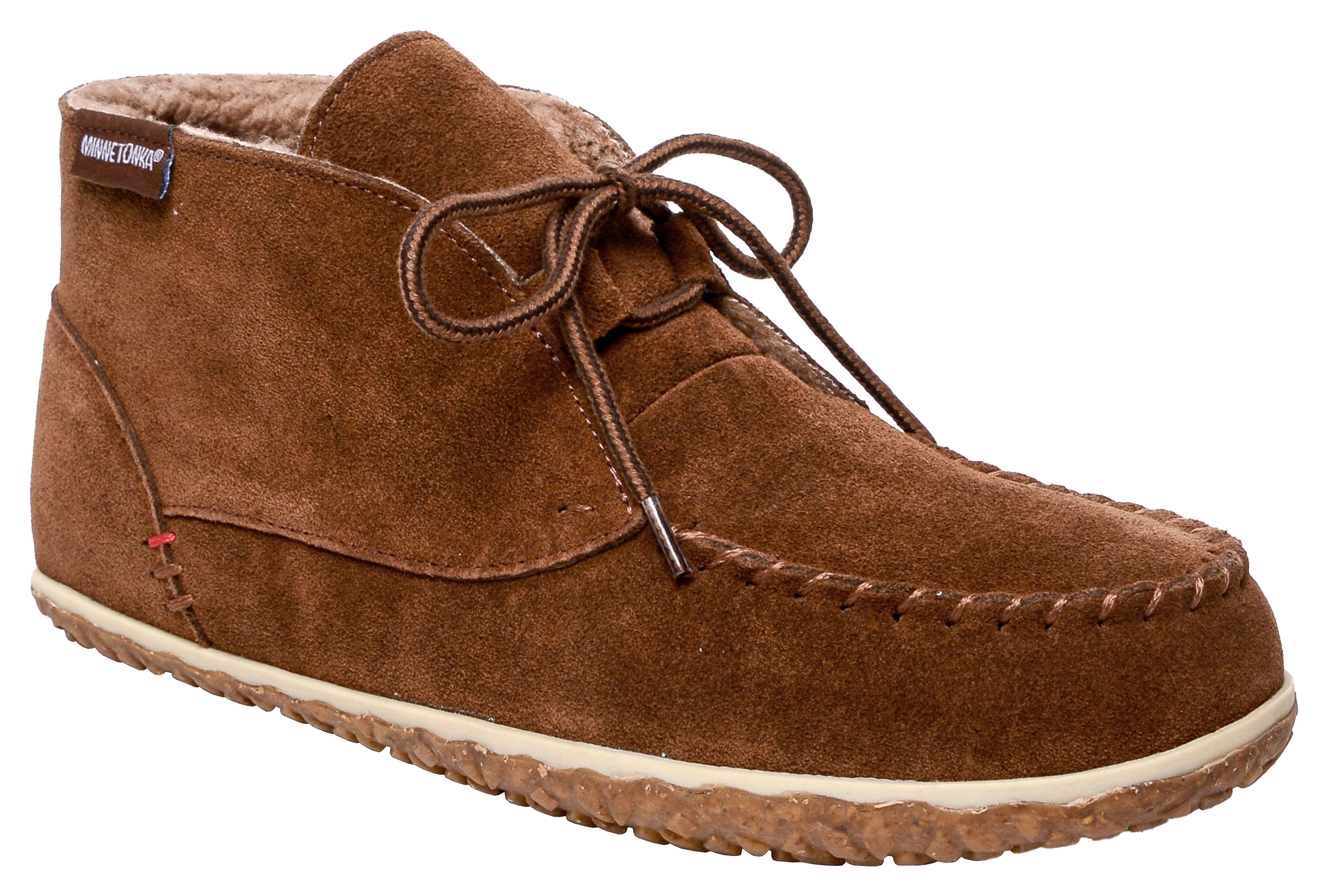 Image of Minnetonka Torrey Slippers for Men - Whiskey