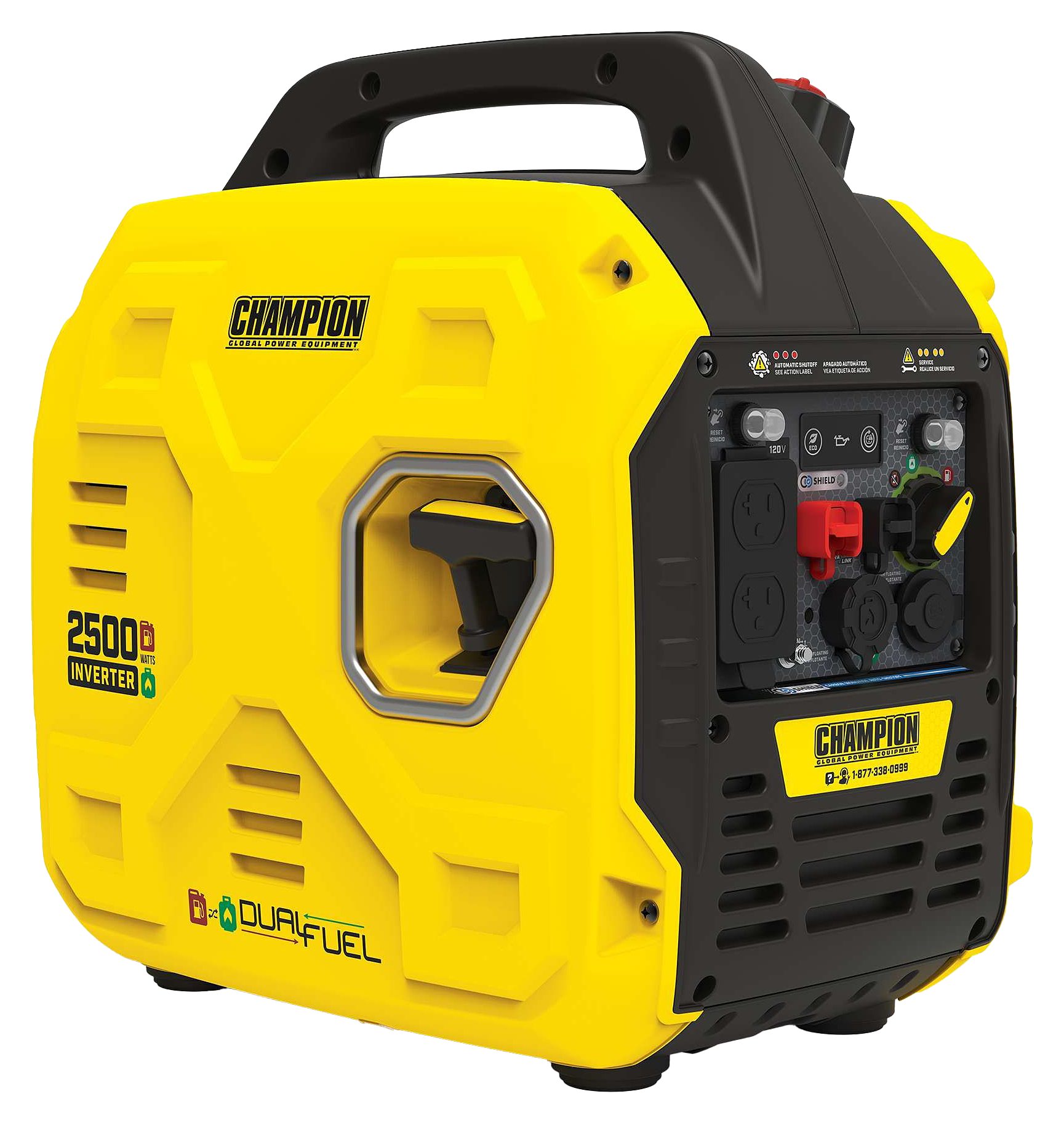 Champion Power Equipment 2,500W Dual-Fuel Inverter Generator with CO Shield