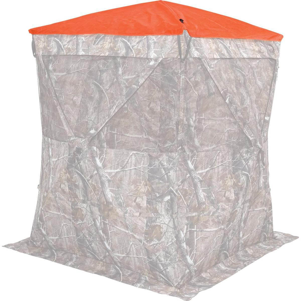Image of Ameristep Blaze Orange Hub-Style Ground Blind Cap