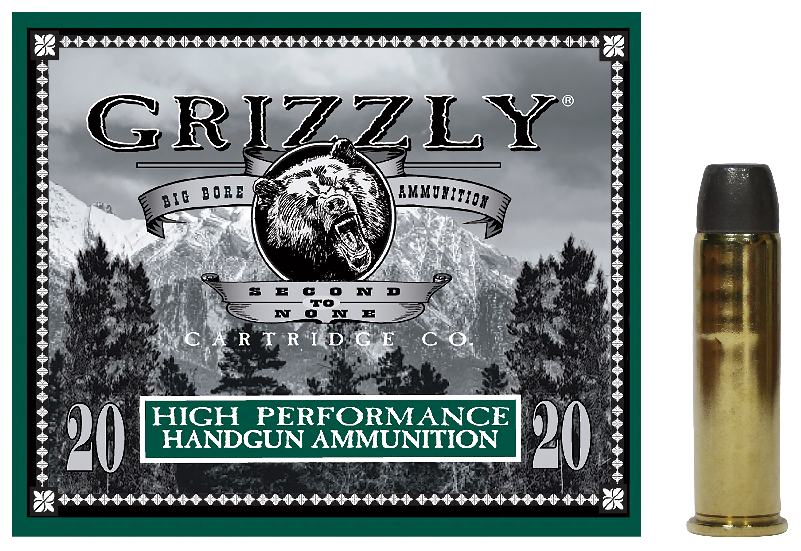 Grizzly Ammunition .357 Magnum 180 Grain Handgun Ammo - Grizzly Ammunition