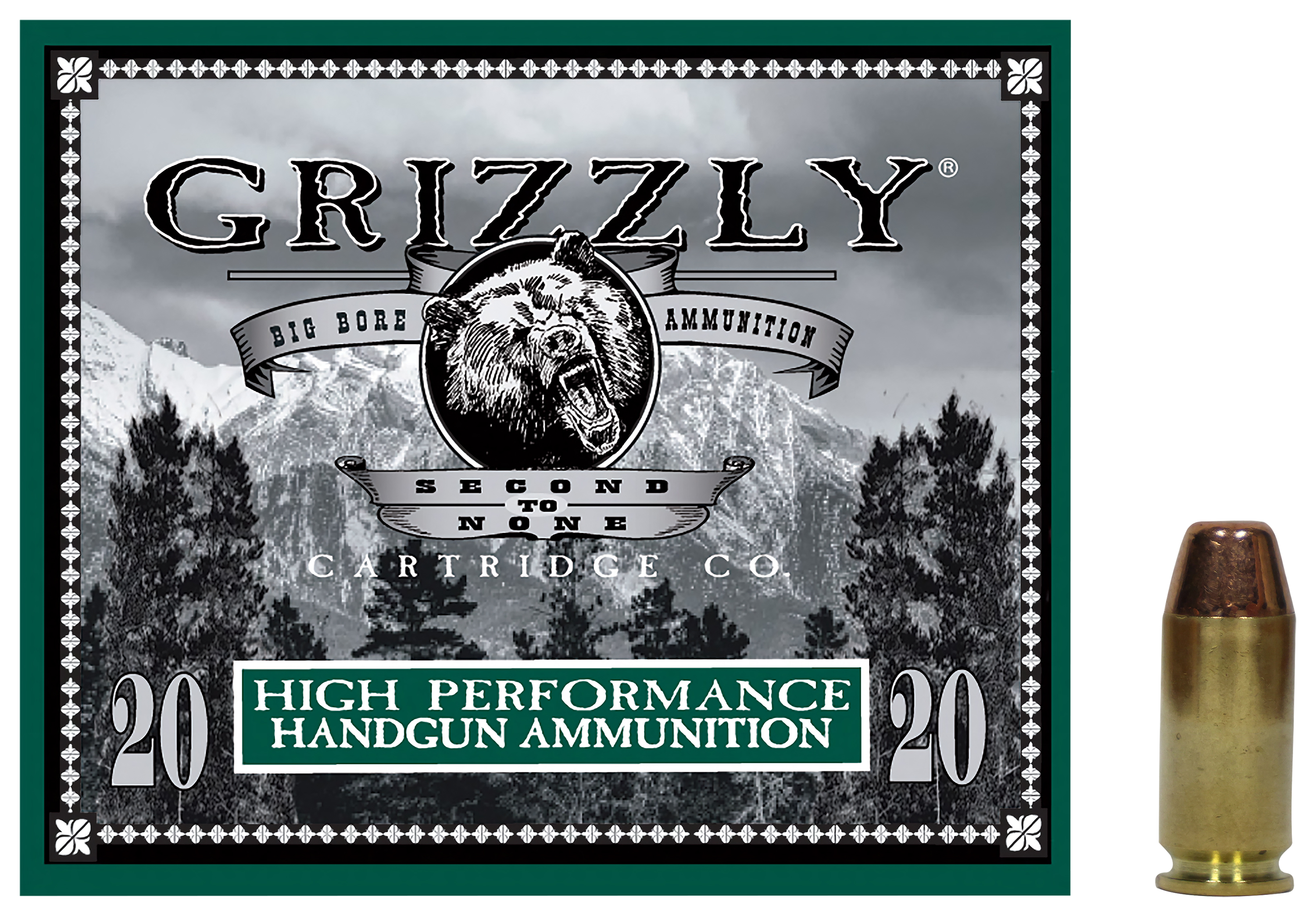 Grizzly Ammunition .40 Smith & Wesson 200 Grain Handgun Ammo - Grizzly Ammunition